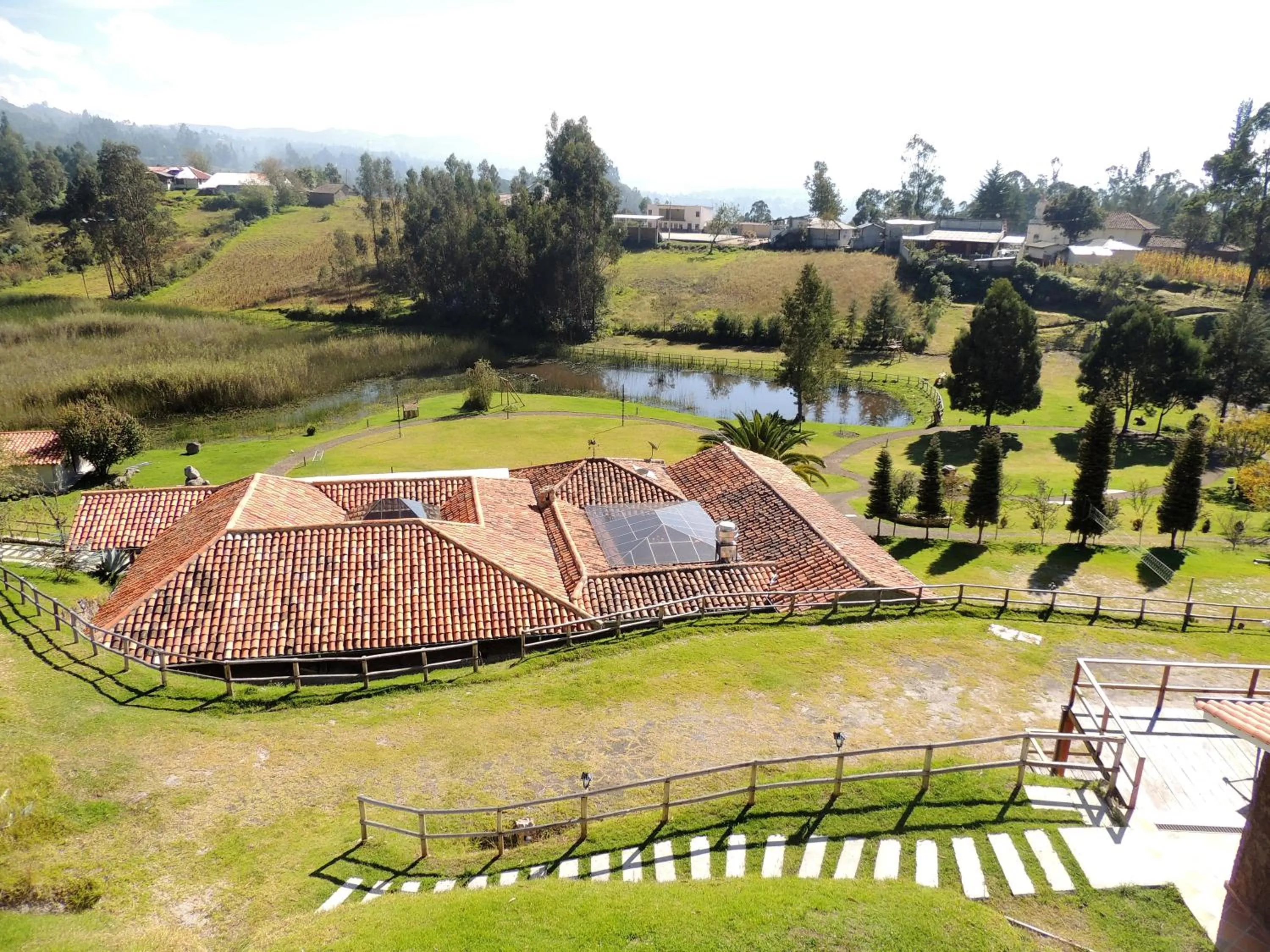 Bird's eye view in Killary Lodge & Glamping