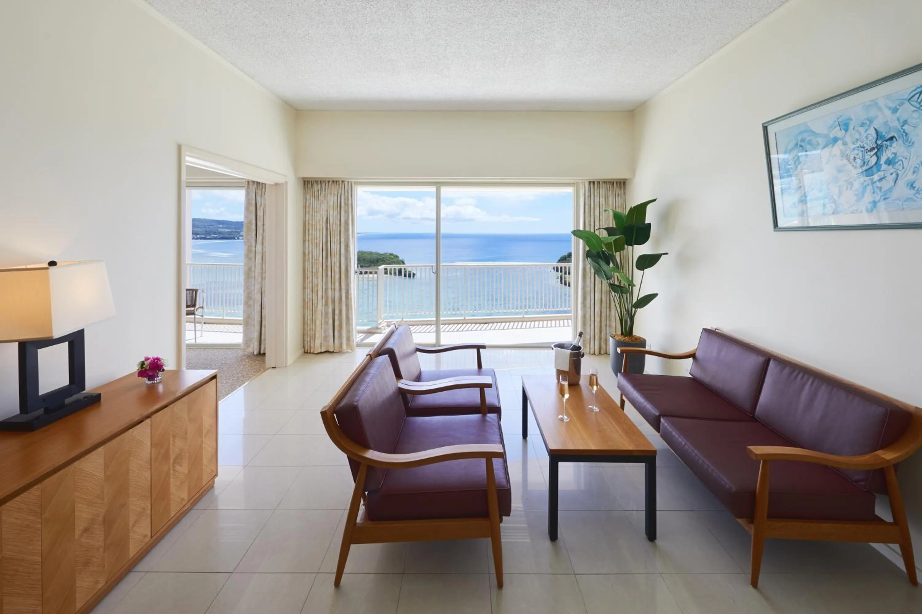 Living room in Hoshino Resorts RISONARE Guam