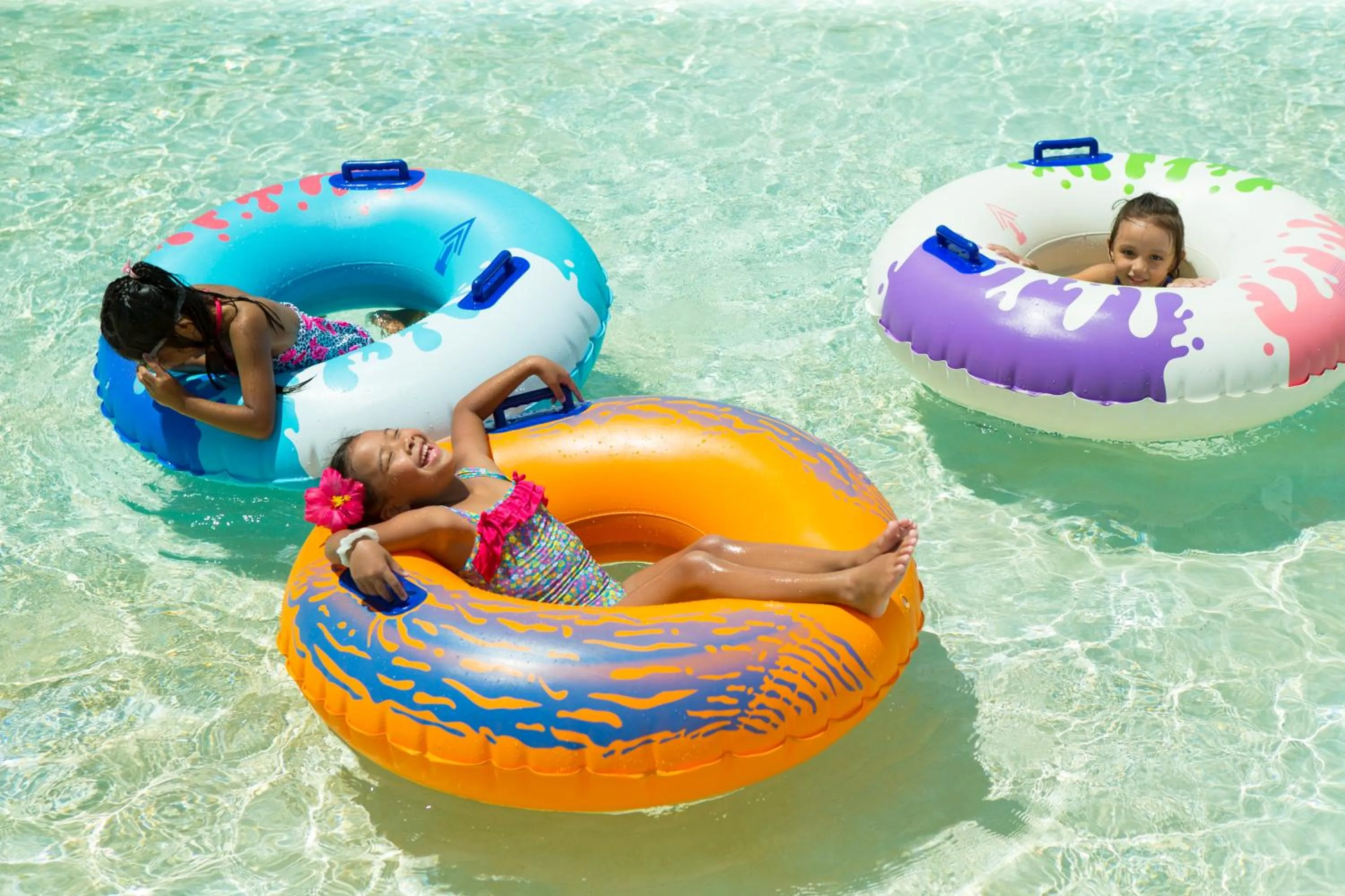 Aqua park in Hoshino Resorts RISONARE Guam