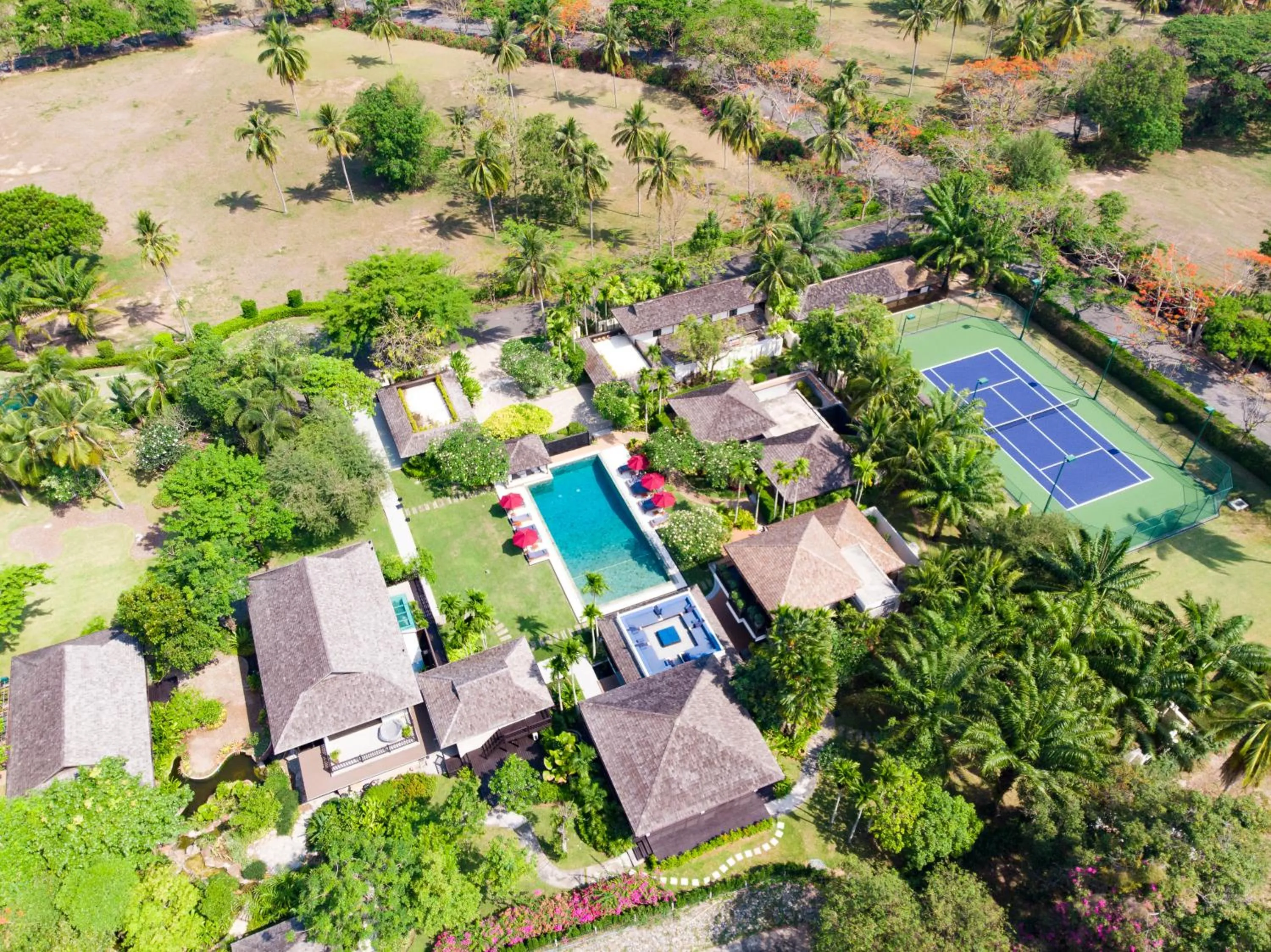 Bird's eye view in Tamarind Exclusive Villa