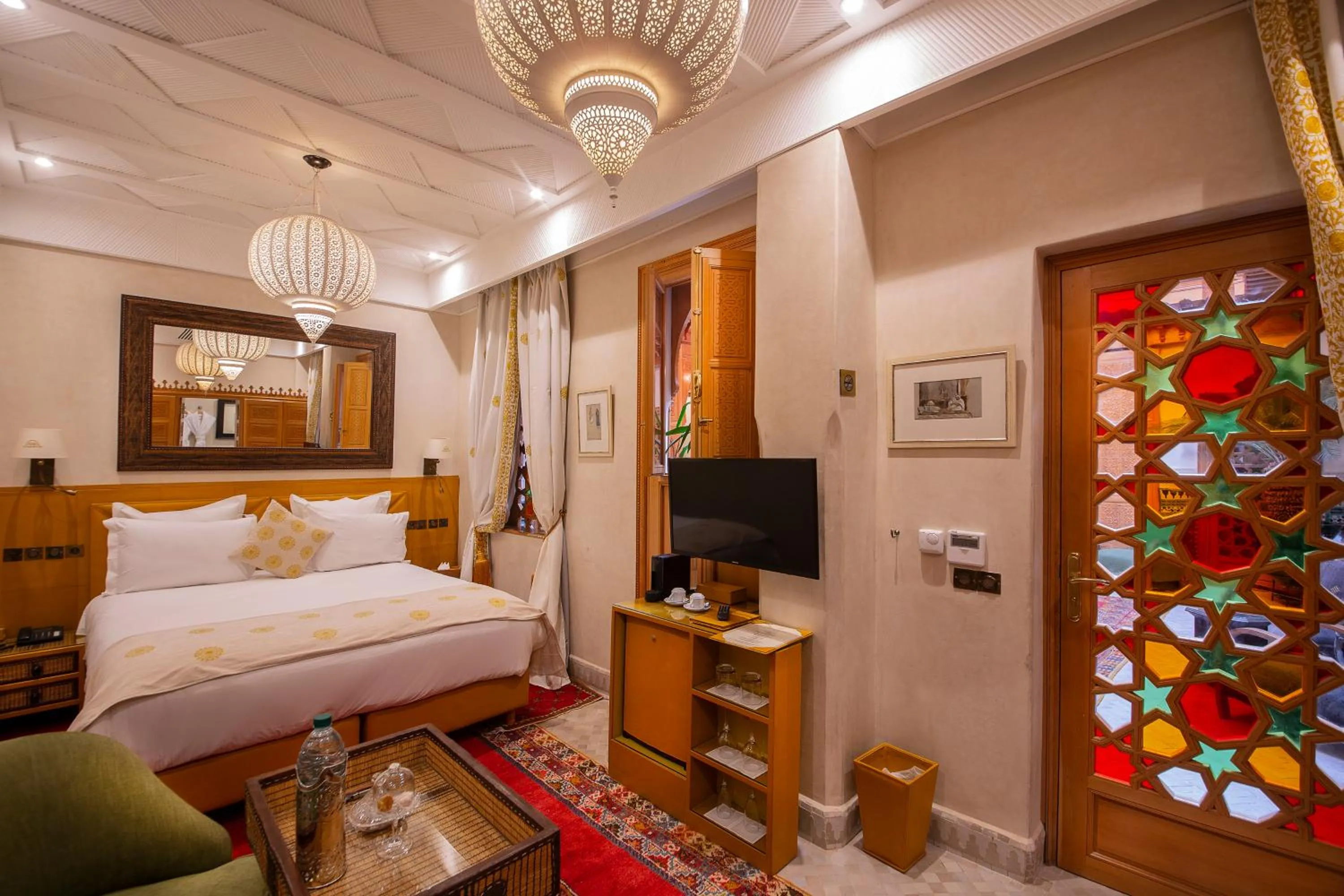 Photo of the whole room, Bed in Elegancia Riad Boutique & SPA