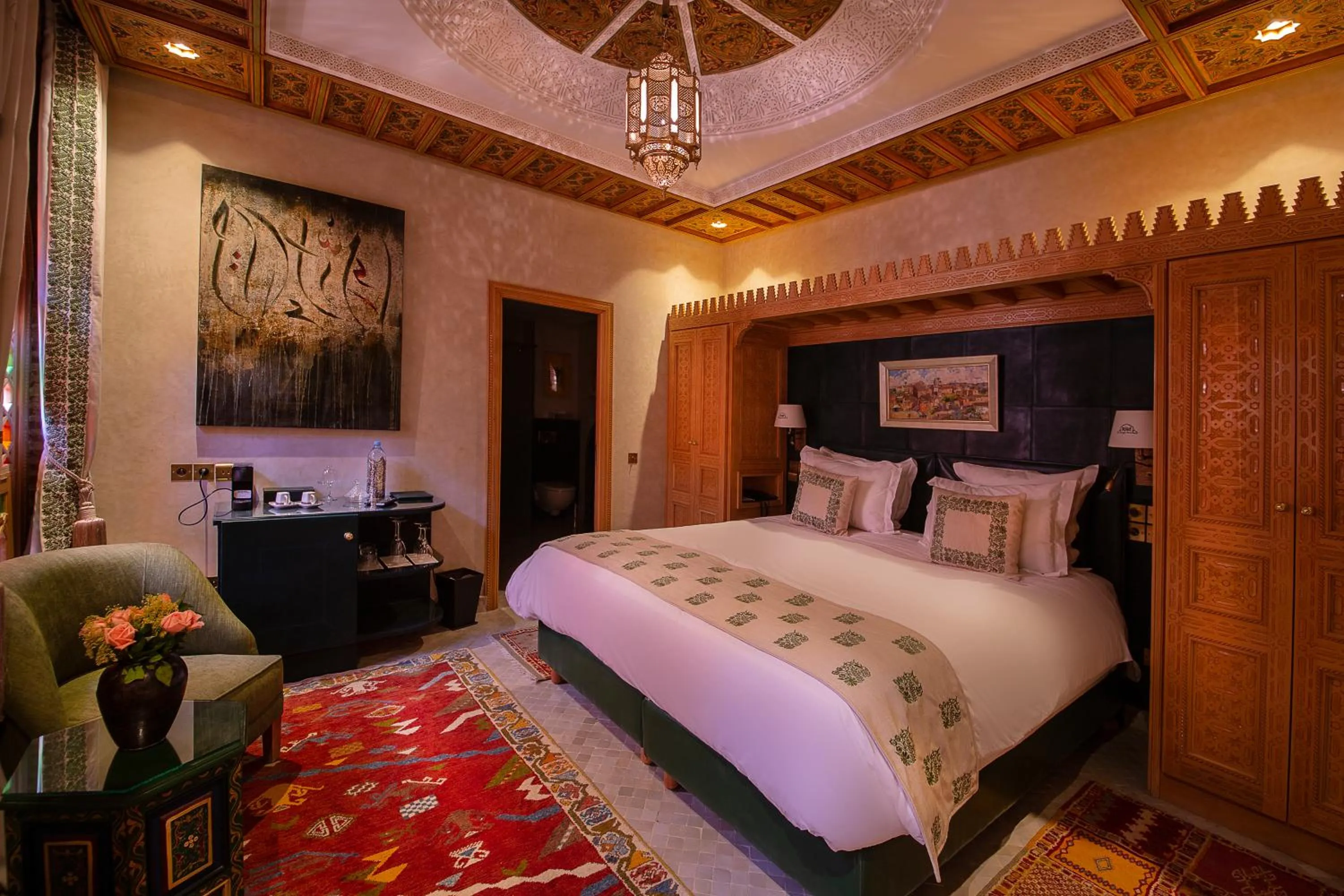 Photo of the whole room, Bed in Elegancia Riad Boutique & SPA