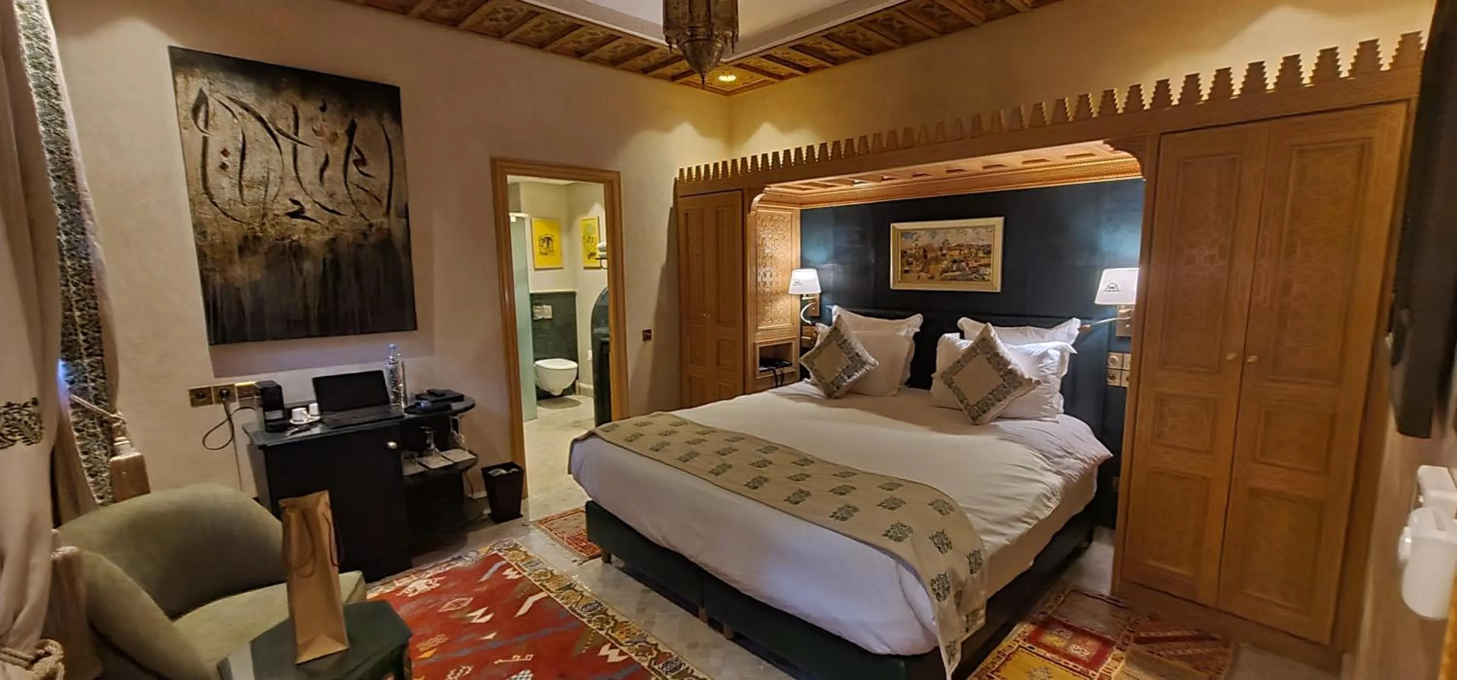 Photo of the whole room, Bed in Elegancia Riad Boutique & SPA