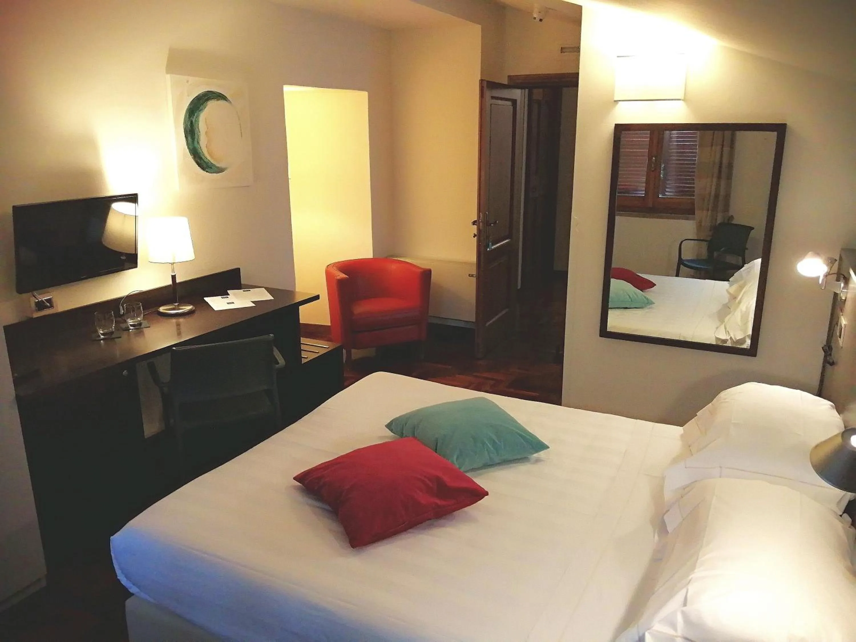 Photo of the whole room, Bed in Locanda Giustini