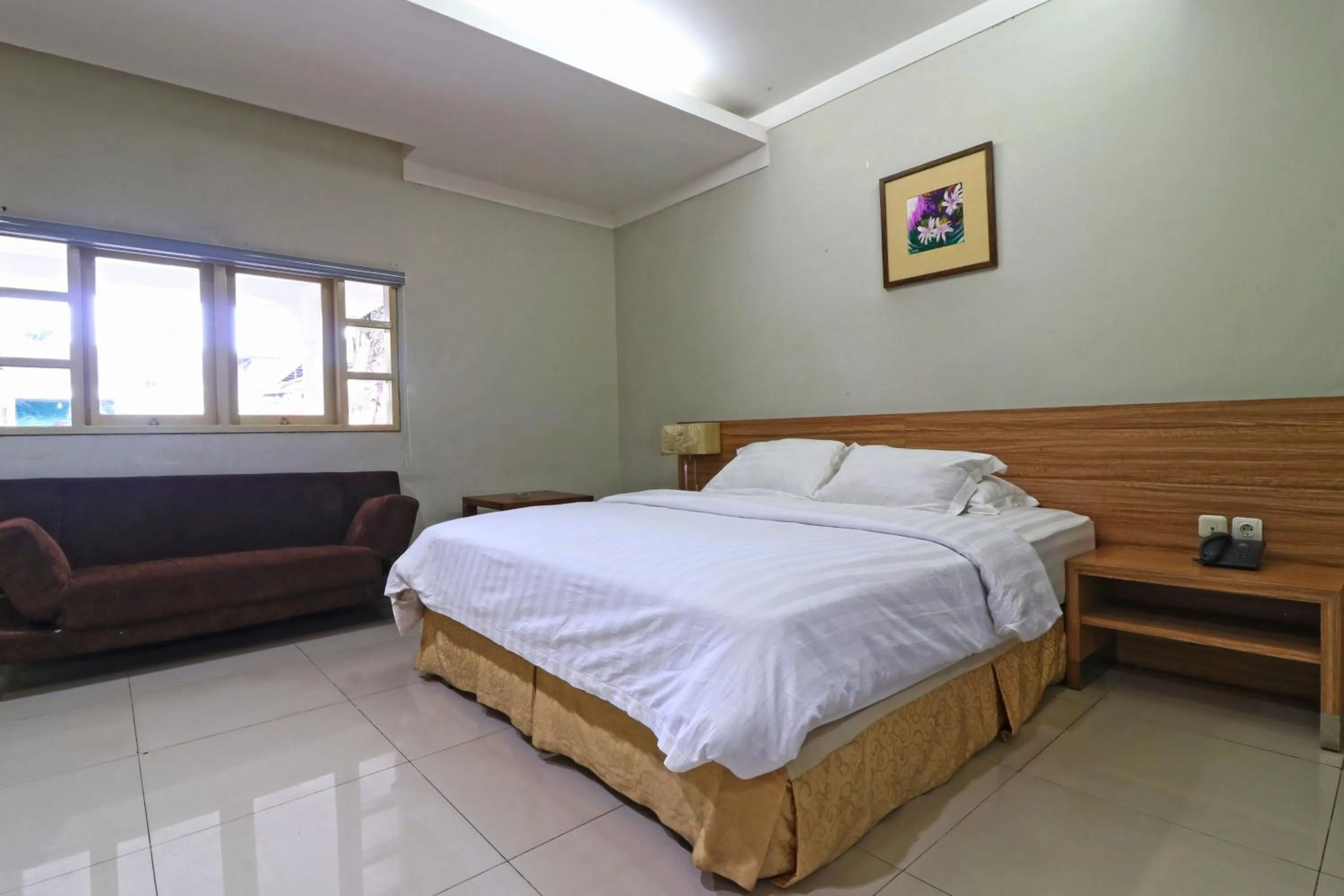 Bed in Hotel Sampaga