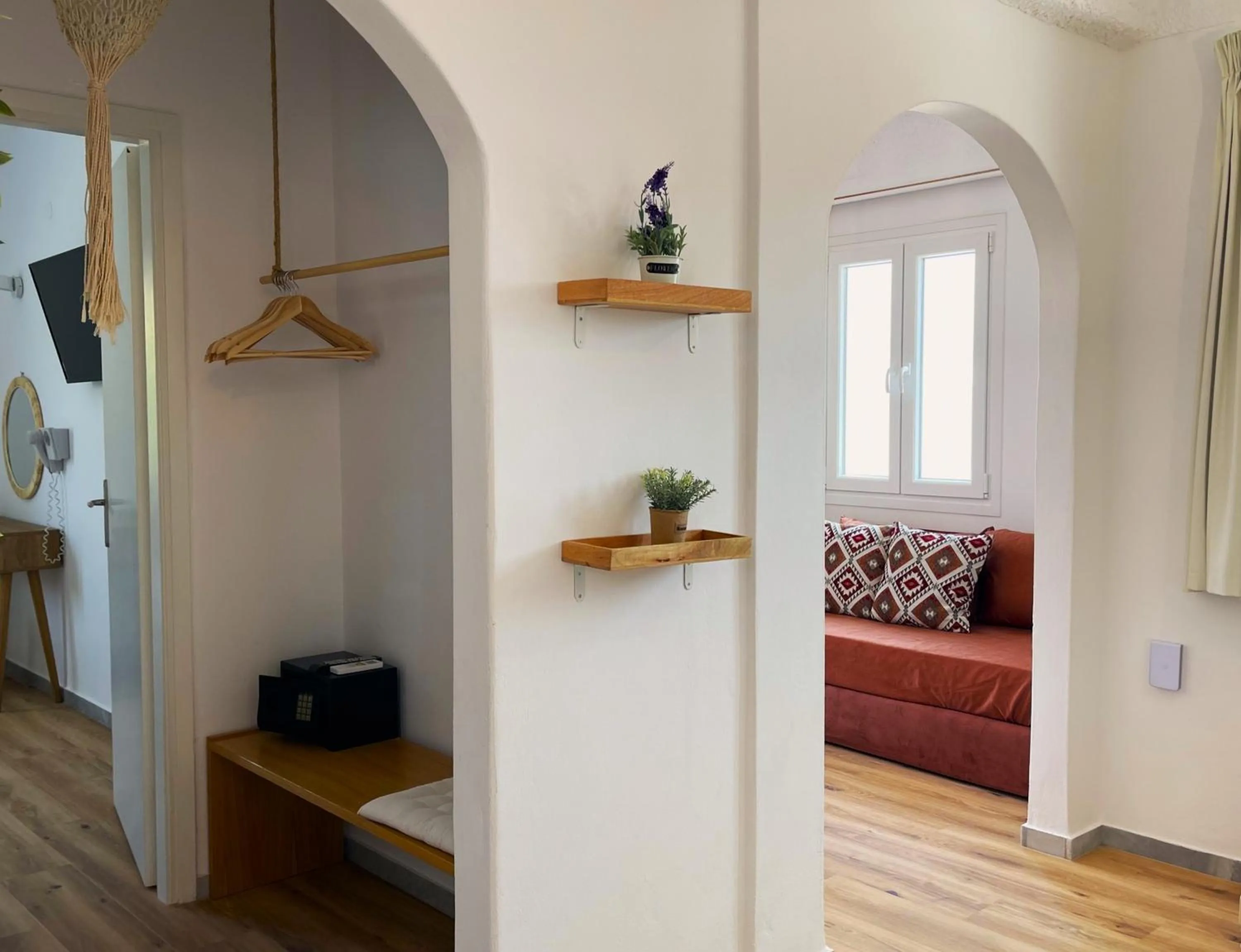 Living room in Adonis Hotel Studios & Apartments