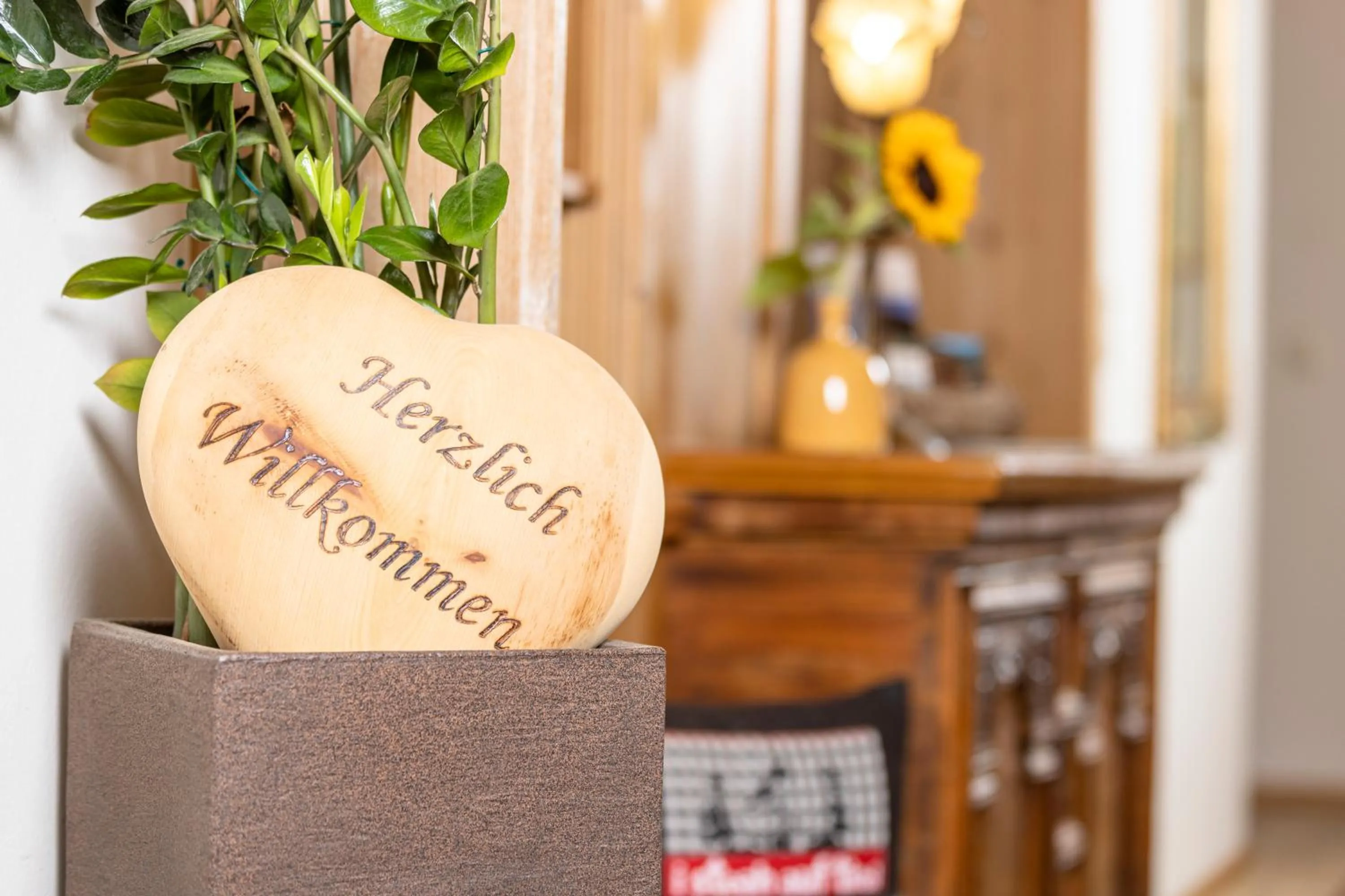 Lobby or reception in Appart & Hotel Garni Villa Knauer