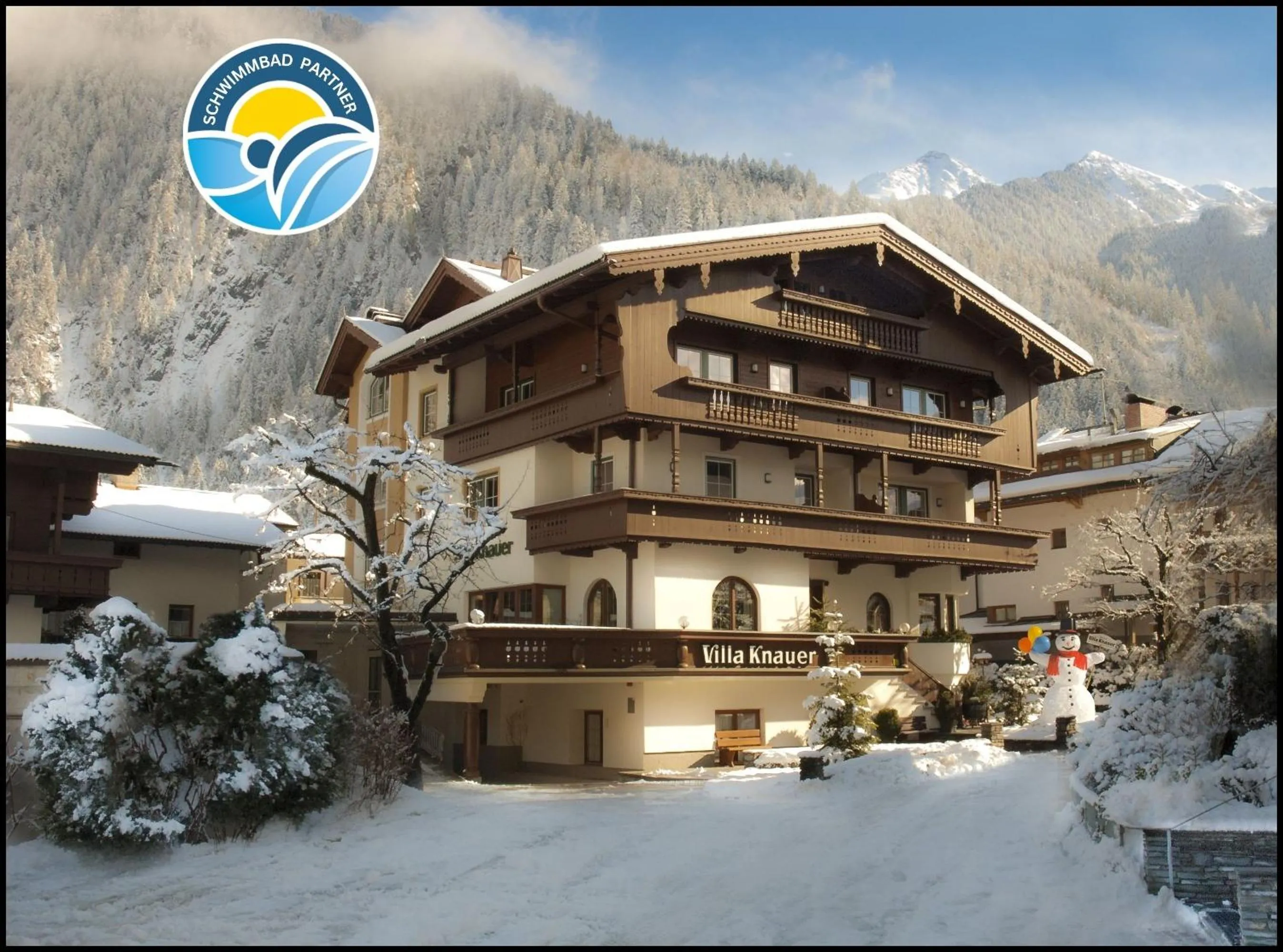 Property building in Appart & Hotel Garni Villa Knauer