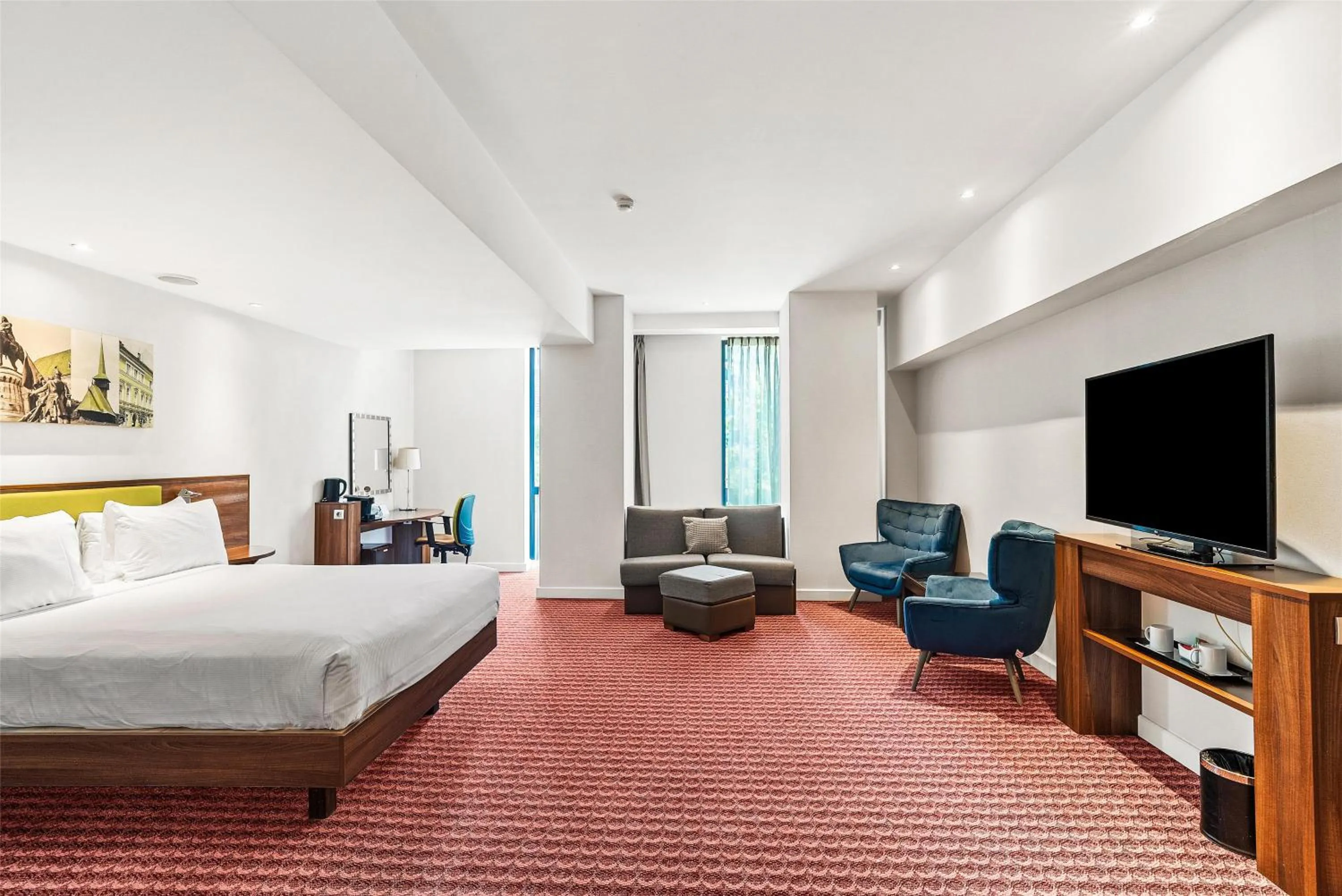 Living room, Bed in Hampton by Hilton Cluj-Napoca