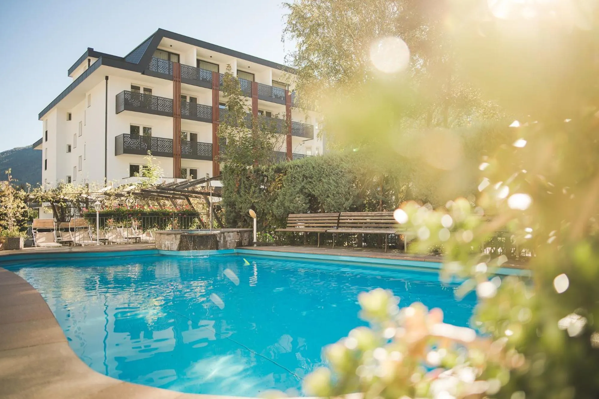 Property building in Park Hotel Villa Etschland