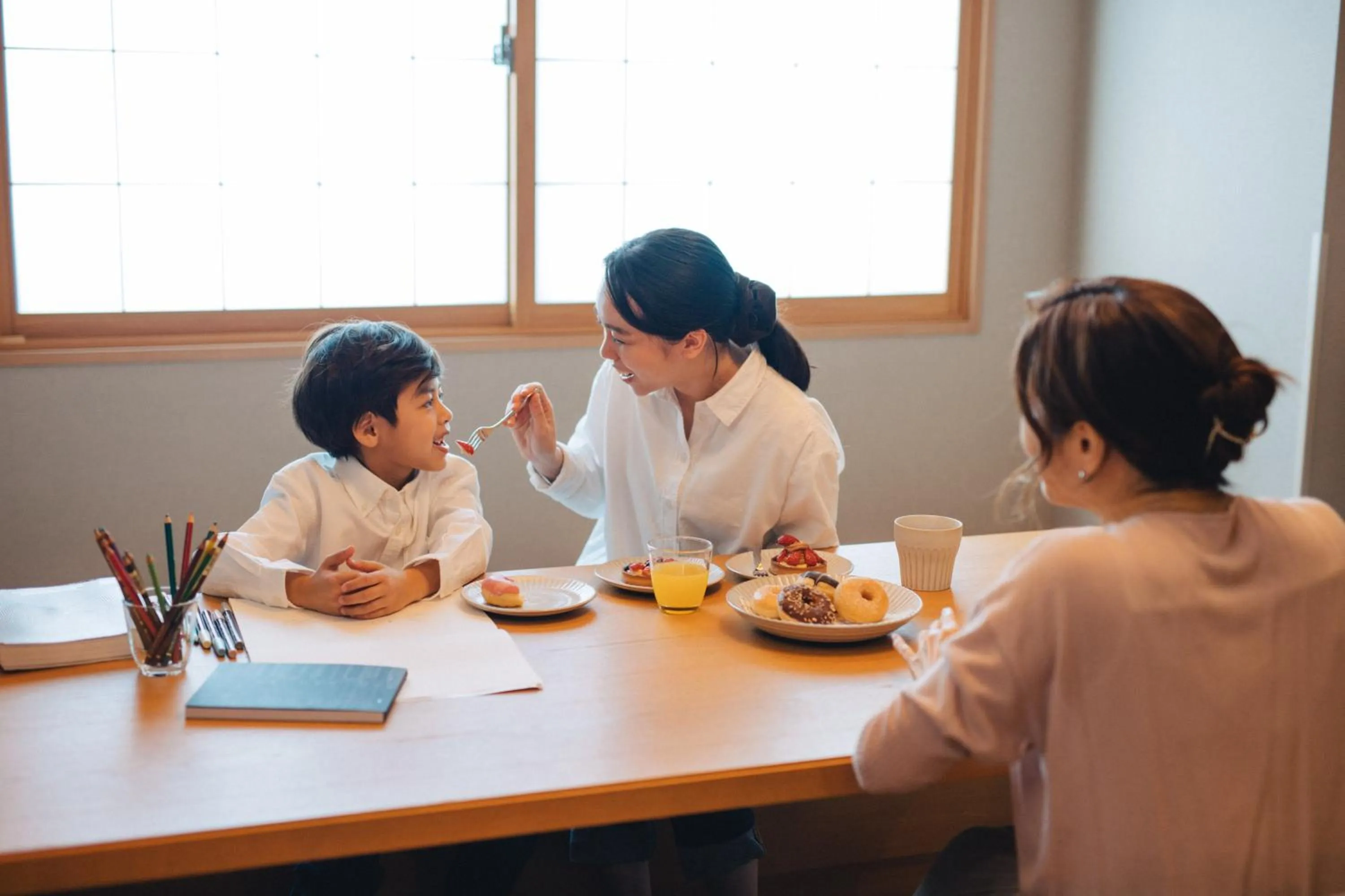 Family in MIMARU Tokyo Hatchobori