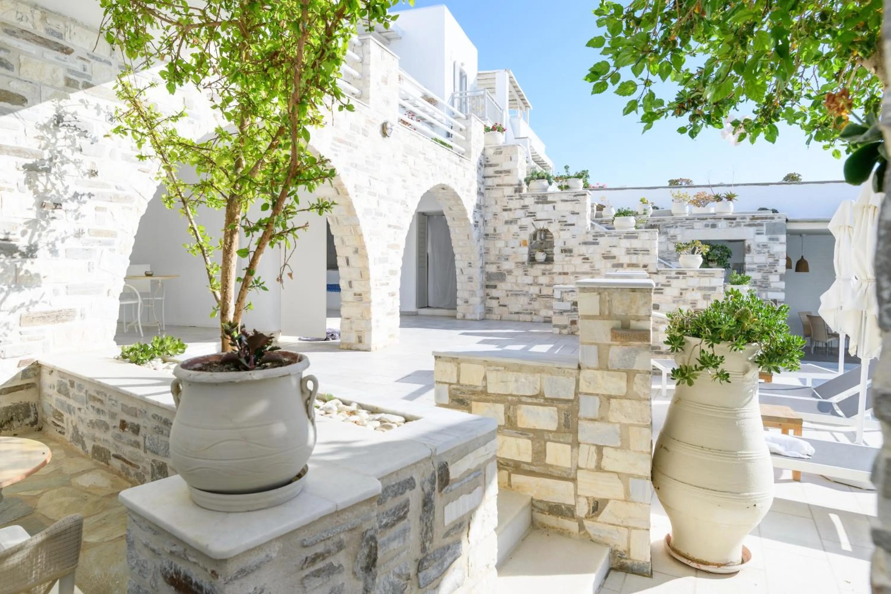 Patio in Sunset View Hotel