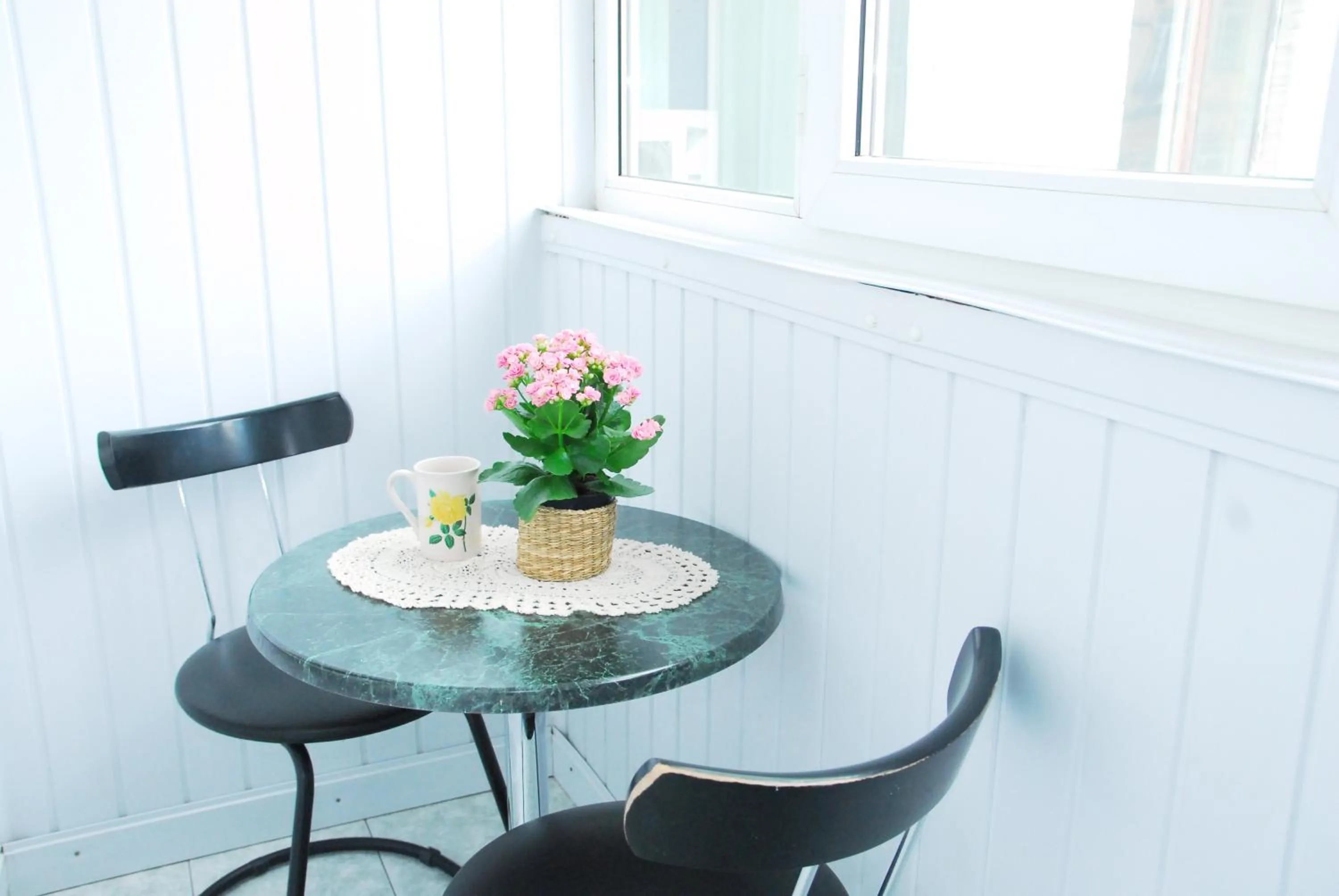 Balcony/Terrace in Maison Blanche Kyiv city center