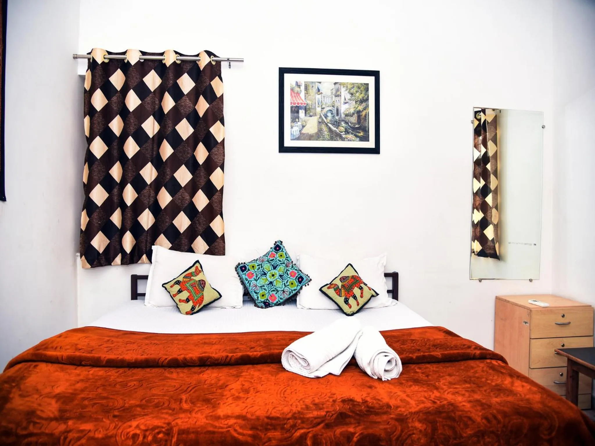 Bed in Hotel Zoola Palace