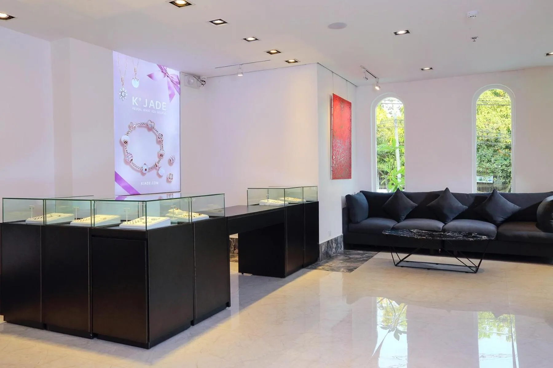 Lobby or reception in K.C Hotel