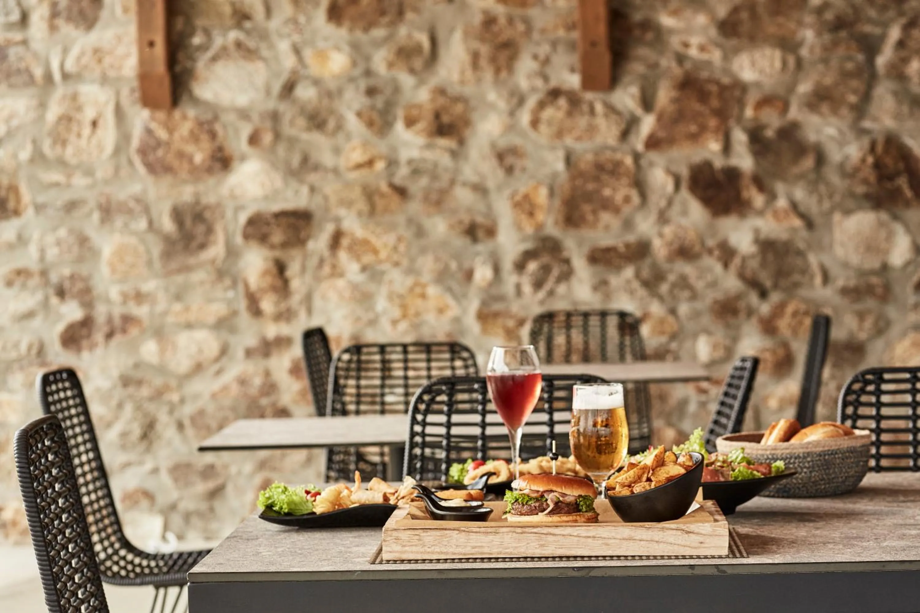 Food and drinks in Almyra Guest Houses