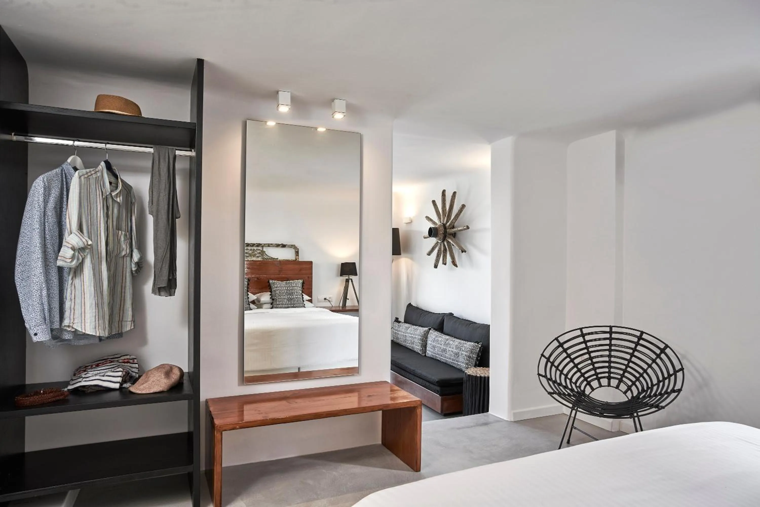 Decorative detail, Bed in Almyra Guest Houses