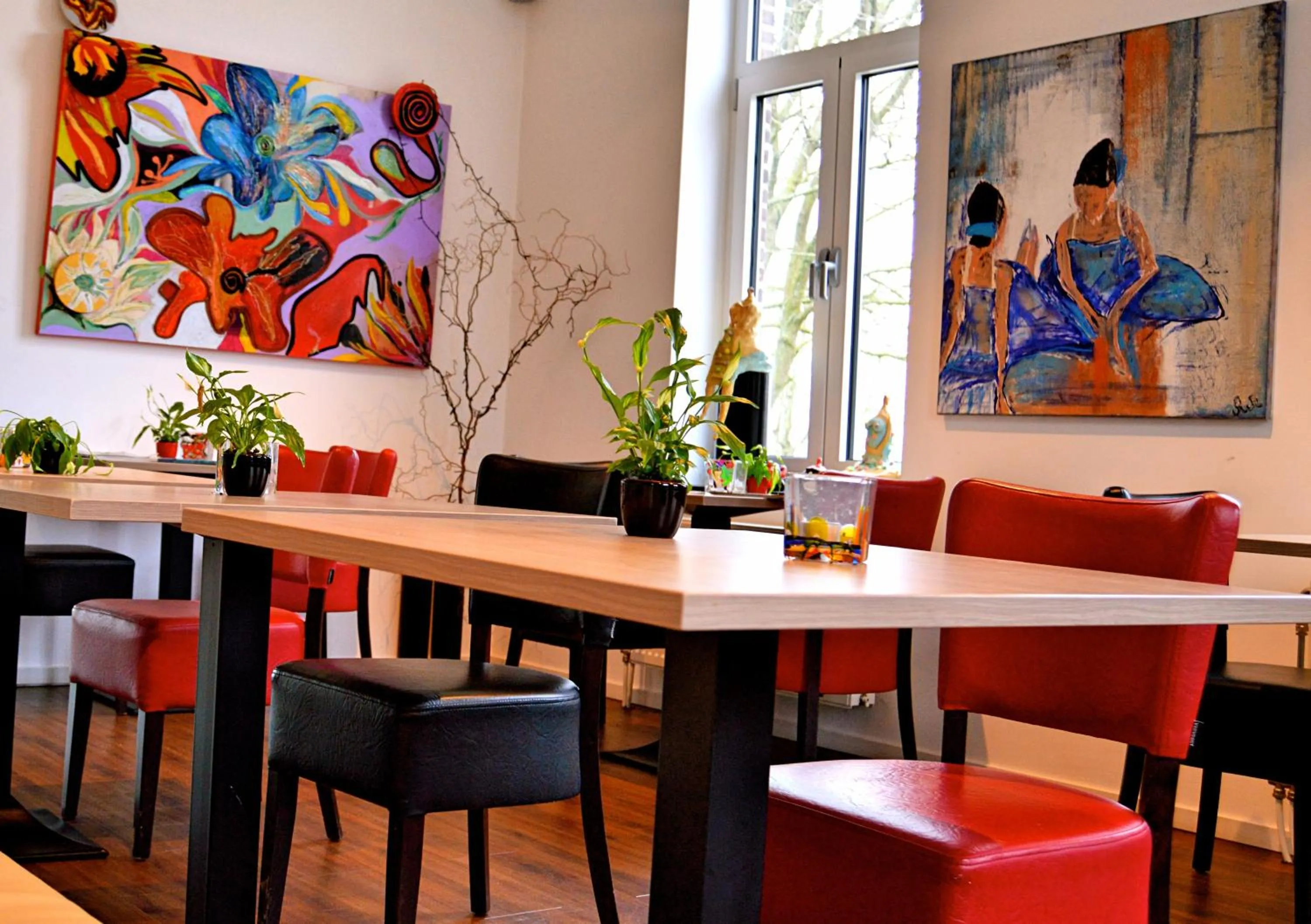 Decorative detail in Hotel - Restaurant Uit De Kunst