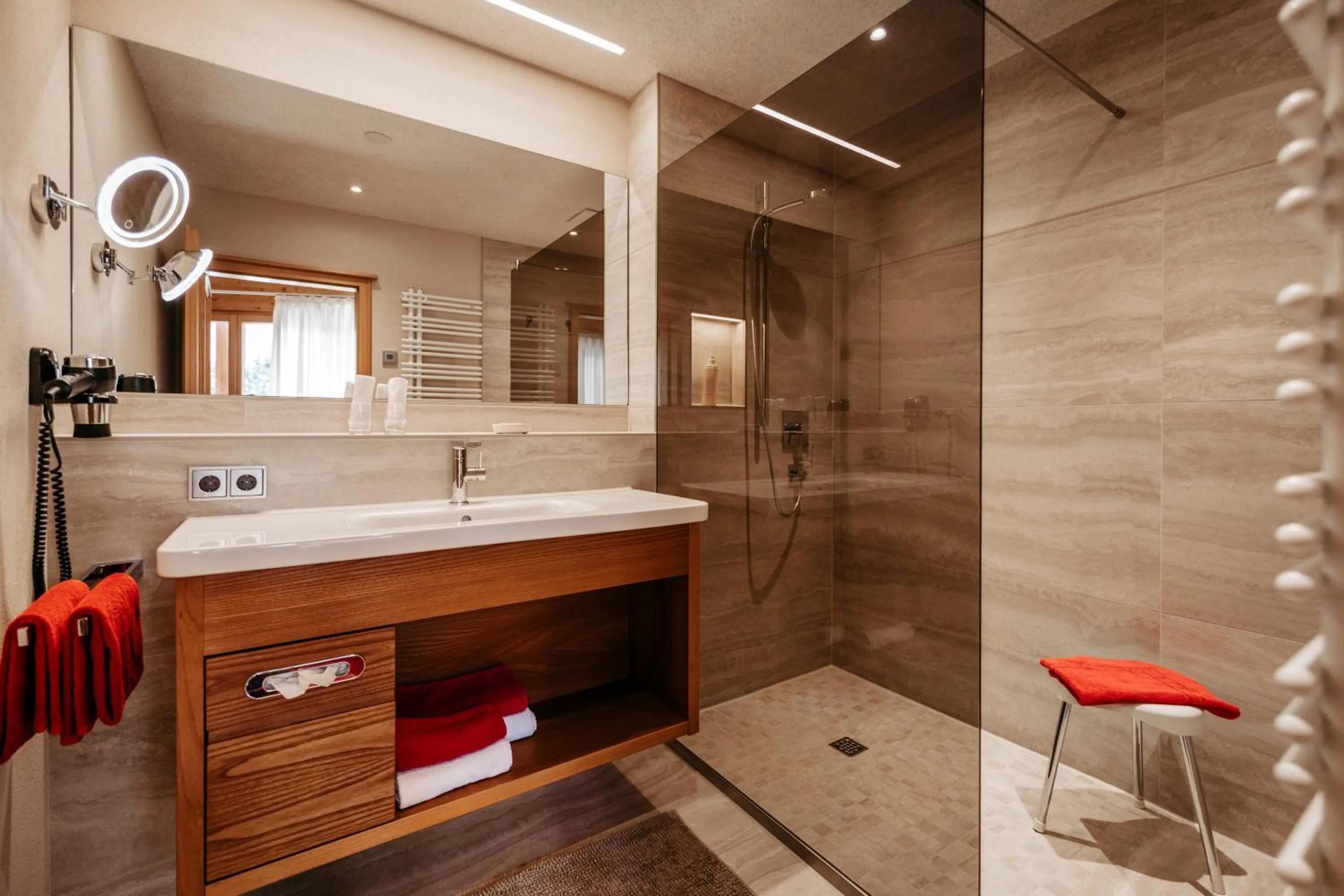 Shower in Hotel Leitner