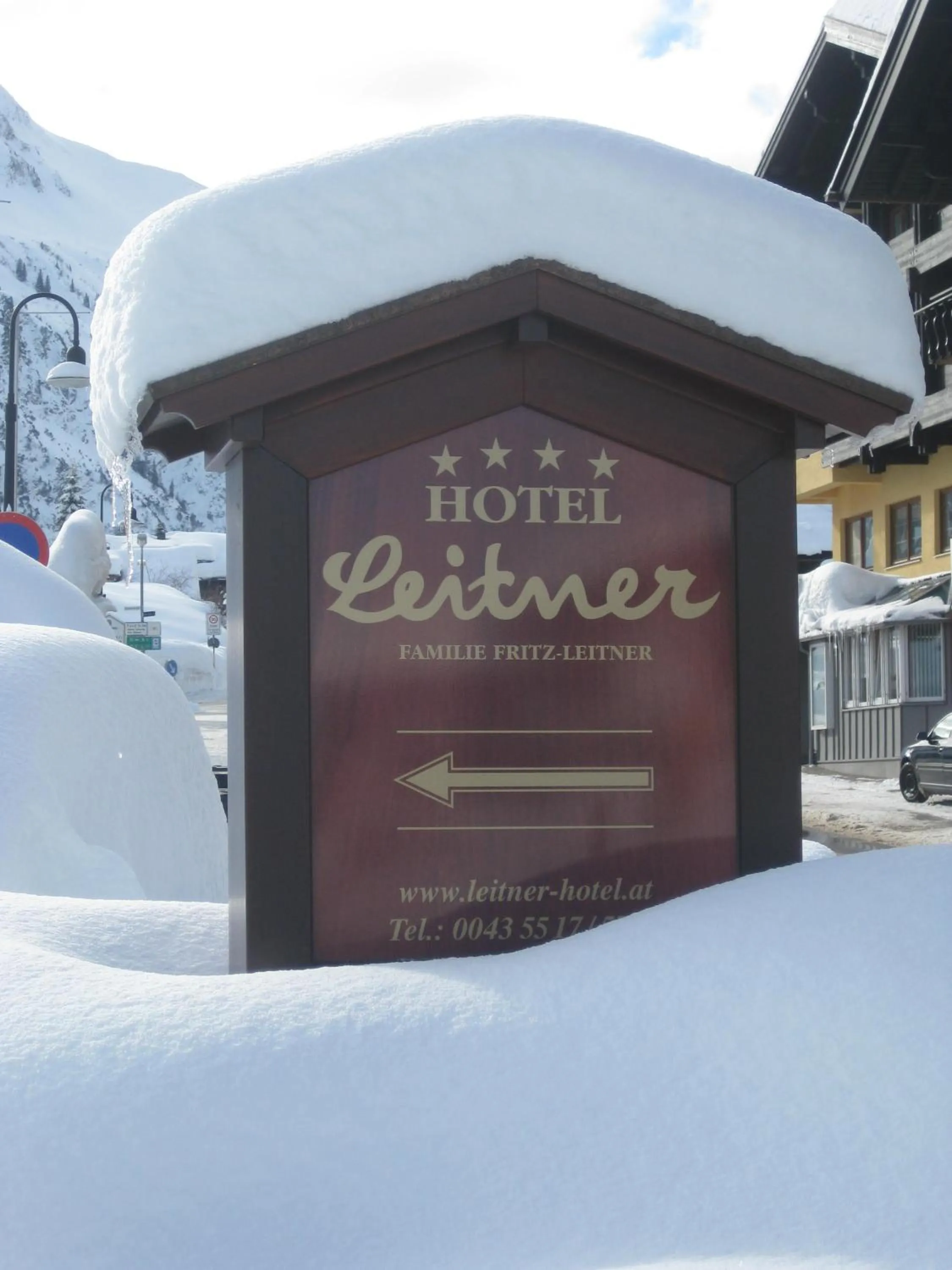 Property logo or sign in Hotel Leitner