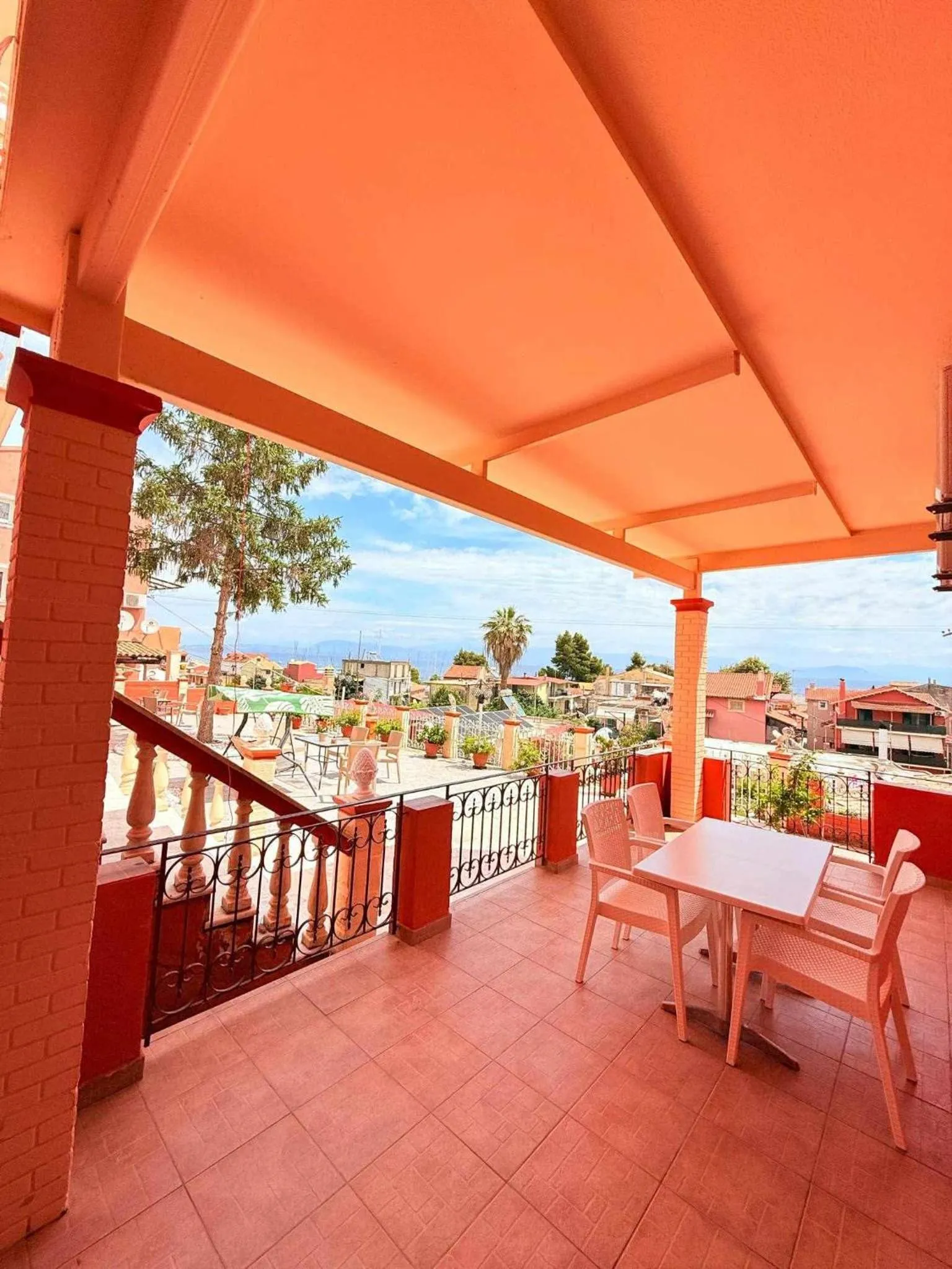Garden view in Corfu Sunflower Apartments
