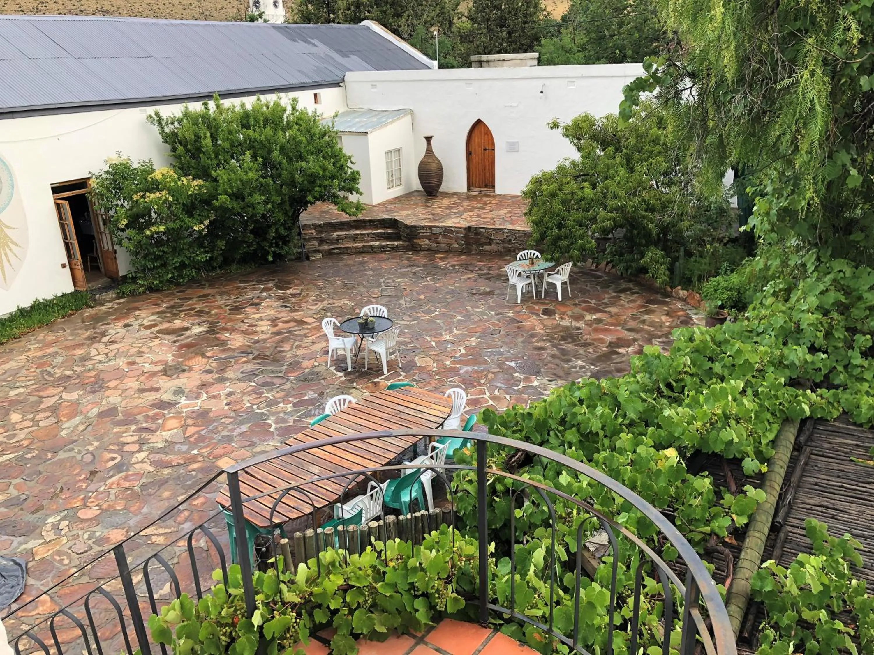 Garden view in Bethesda Tower Accommodation