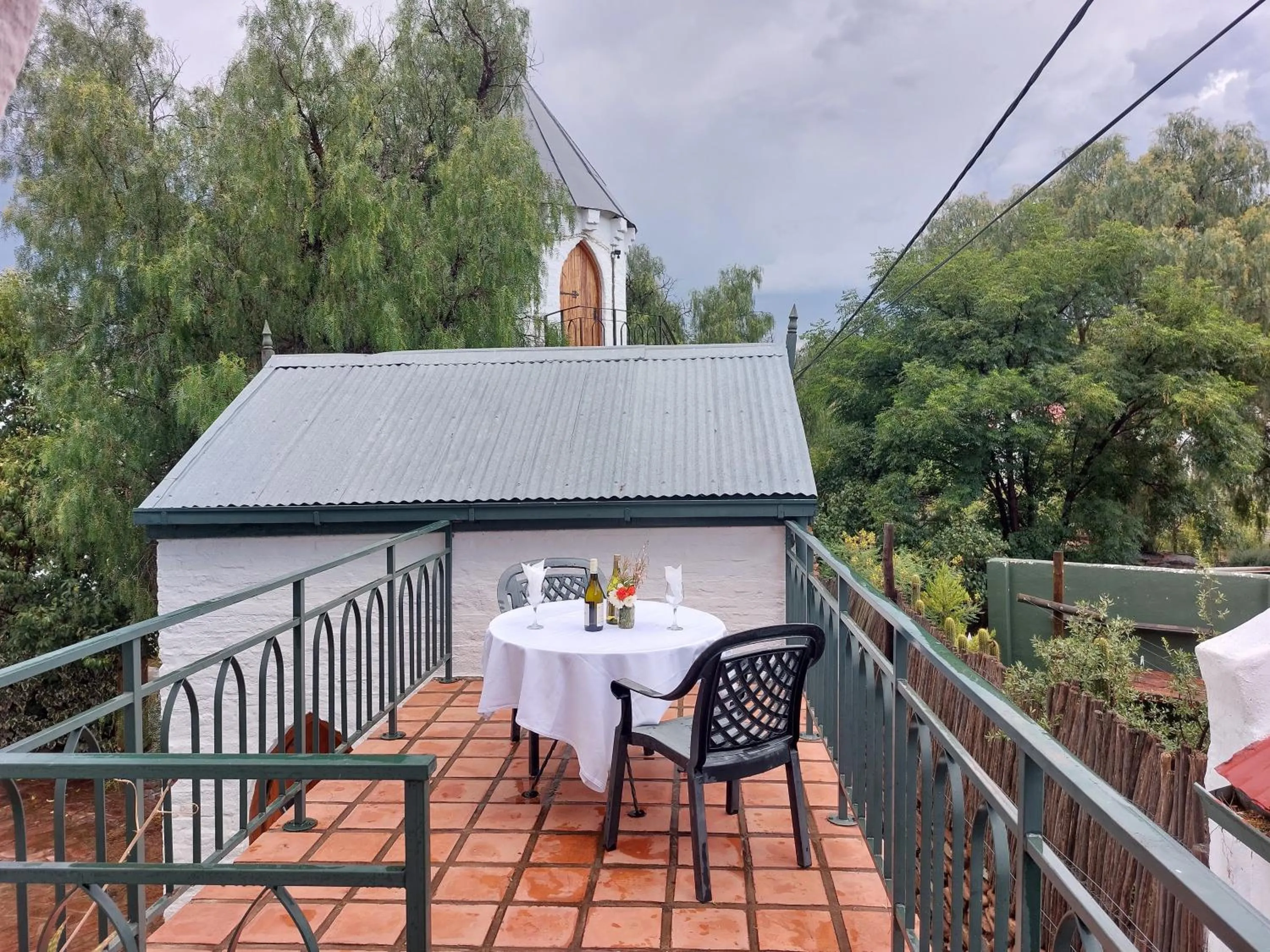 Balcony/Terrace in Bethesda Tower Accommodation