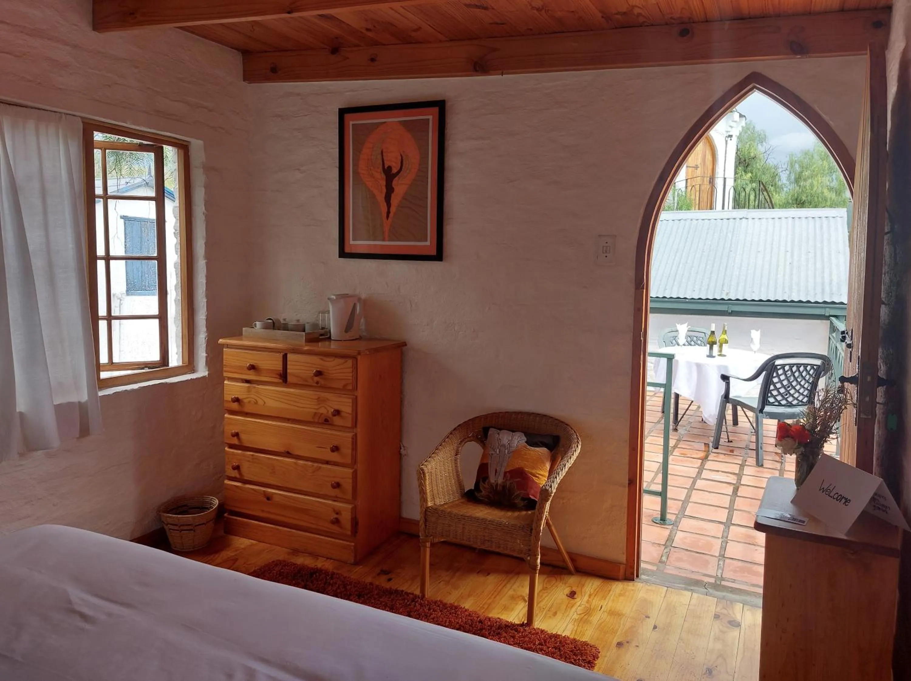 Seating area, Bed in Bethesda Tower Accommodation