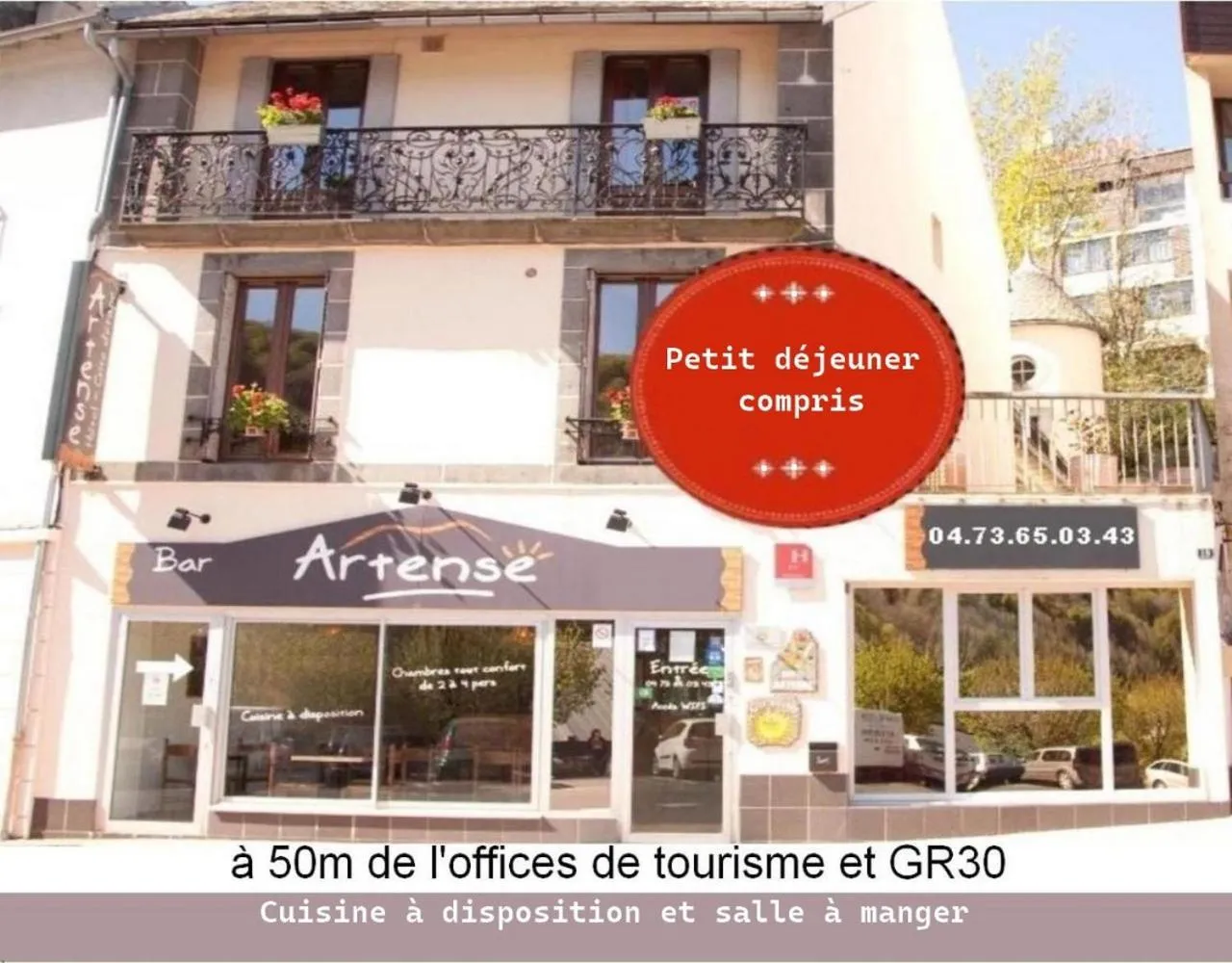 Street view in Hébergement Artense