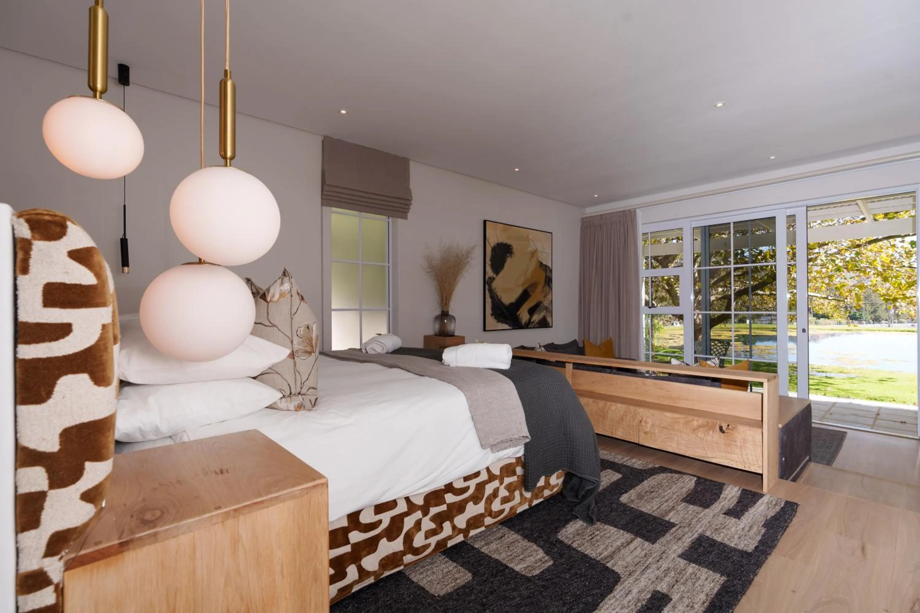 Bedroom, Bed in Lavender Farm Boutique Guest House