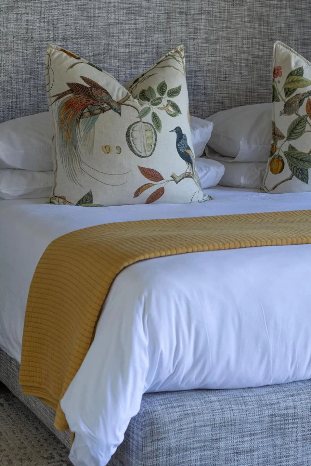 Bed in Lavender Farm Boutique Guest House