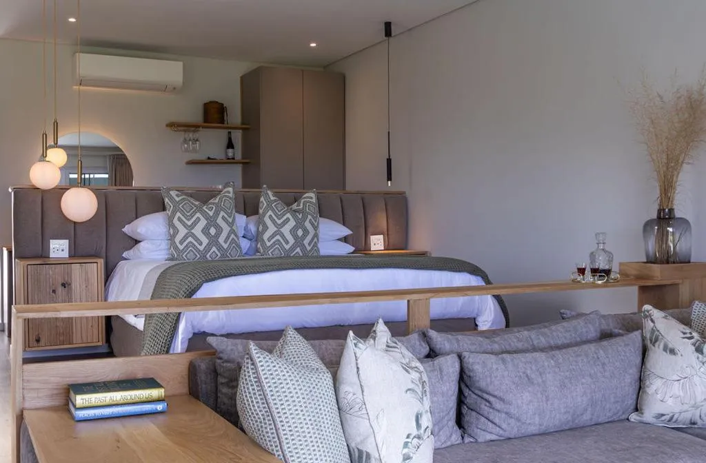 Bed in Lavender Farm Boutique Guest House