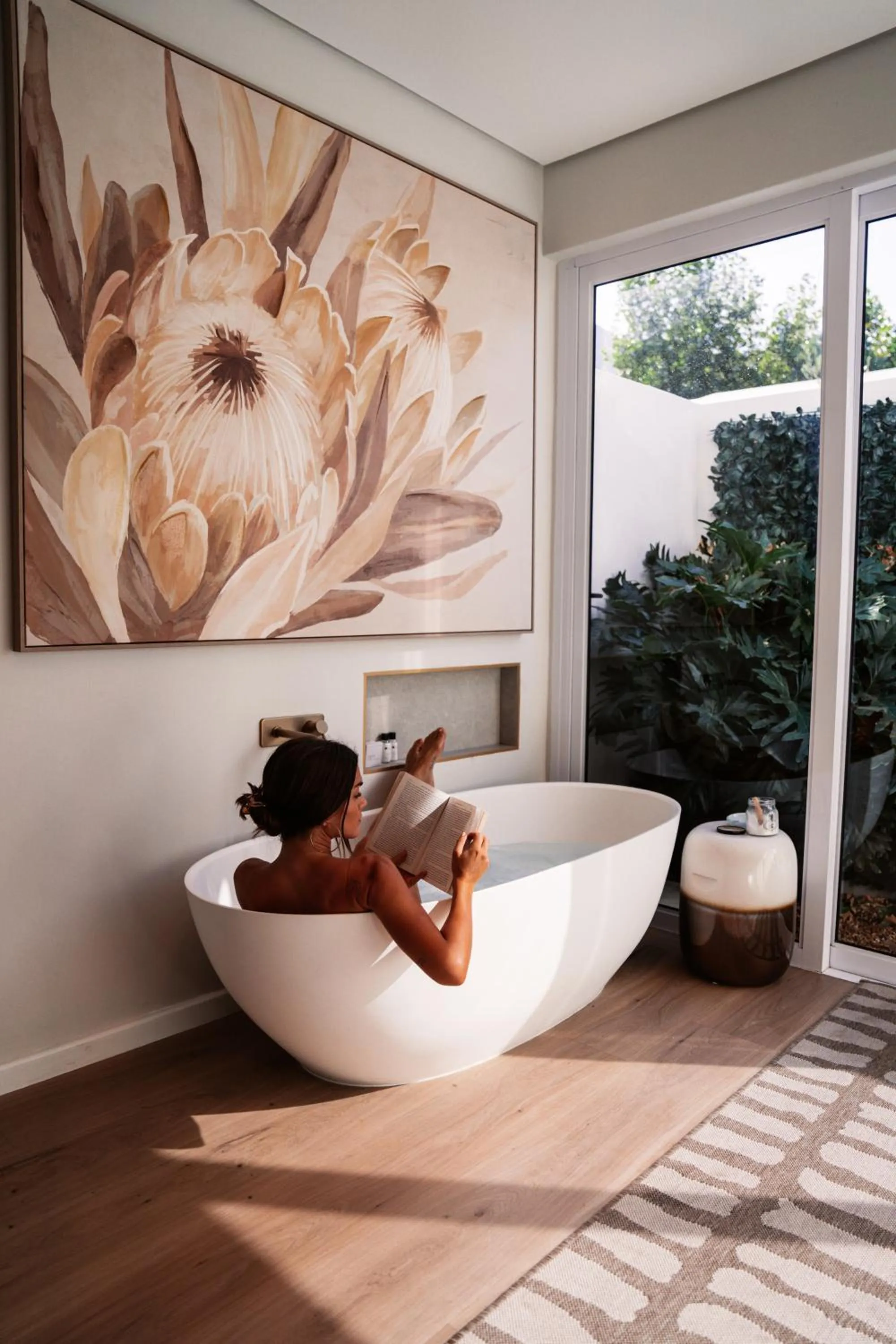 Bath in Lavender Farm Boutique Guest House