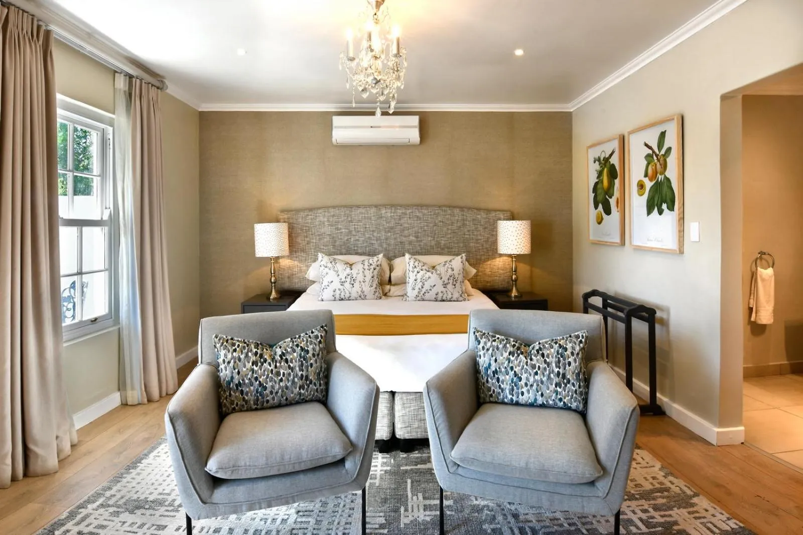 Seating area in Lavender Farm Boutique Guest House