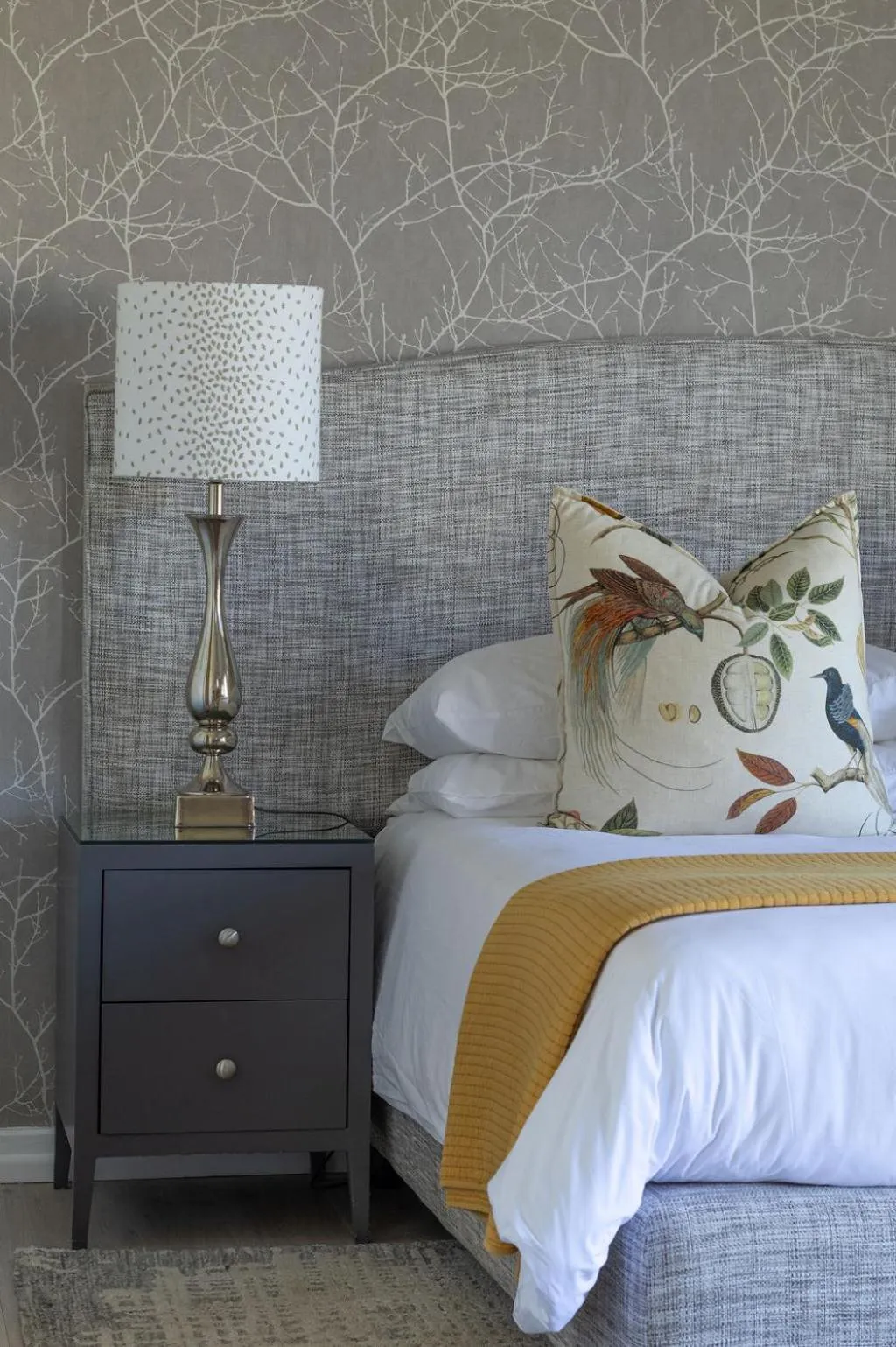 Bed in Lavender Farm Boutique Guest House