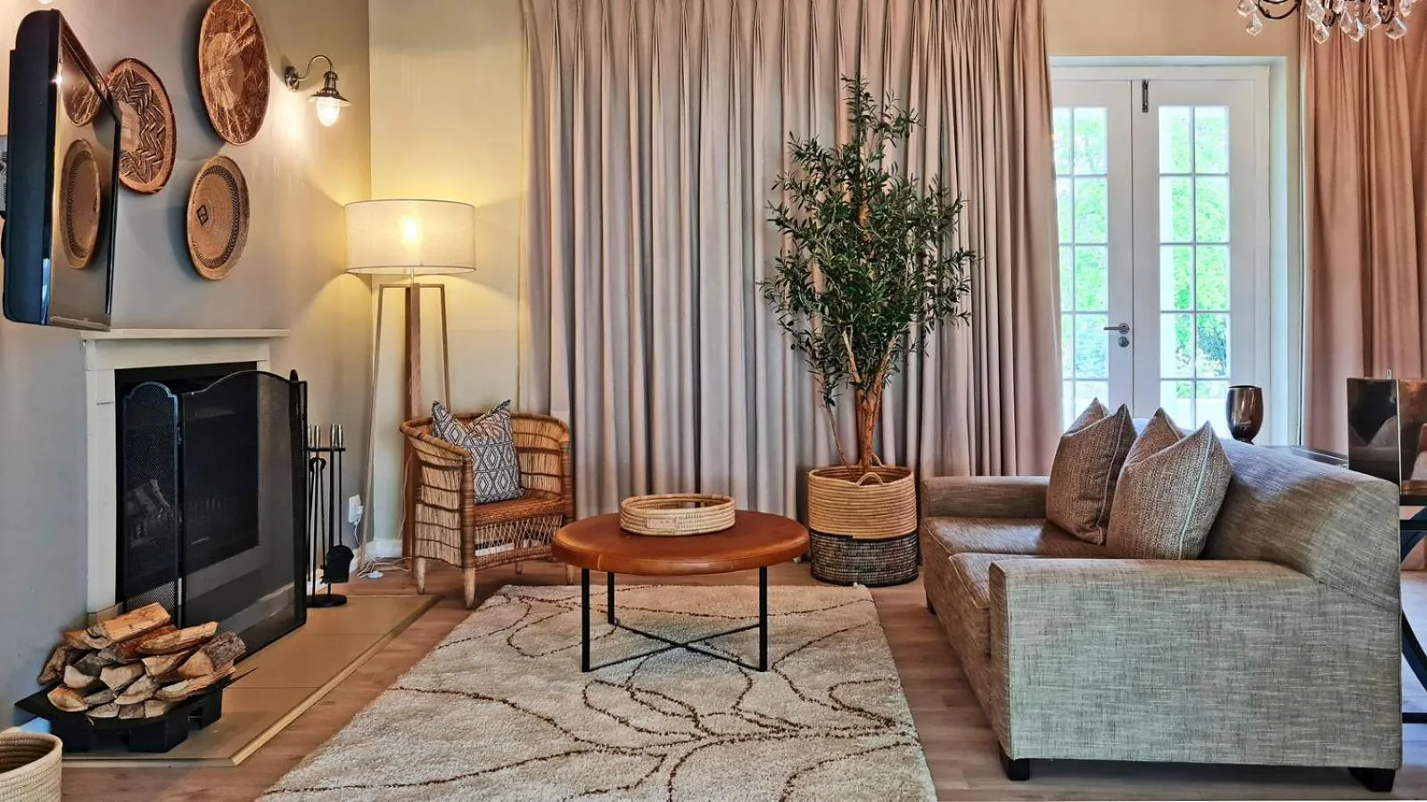 Seating area in Lavender Farm Boutique Guest House