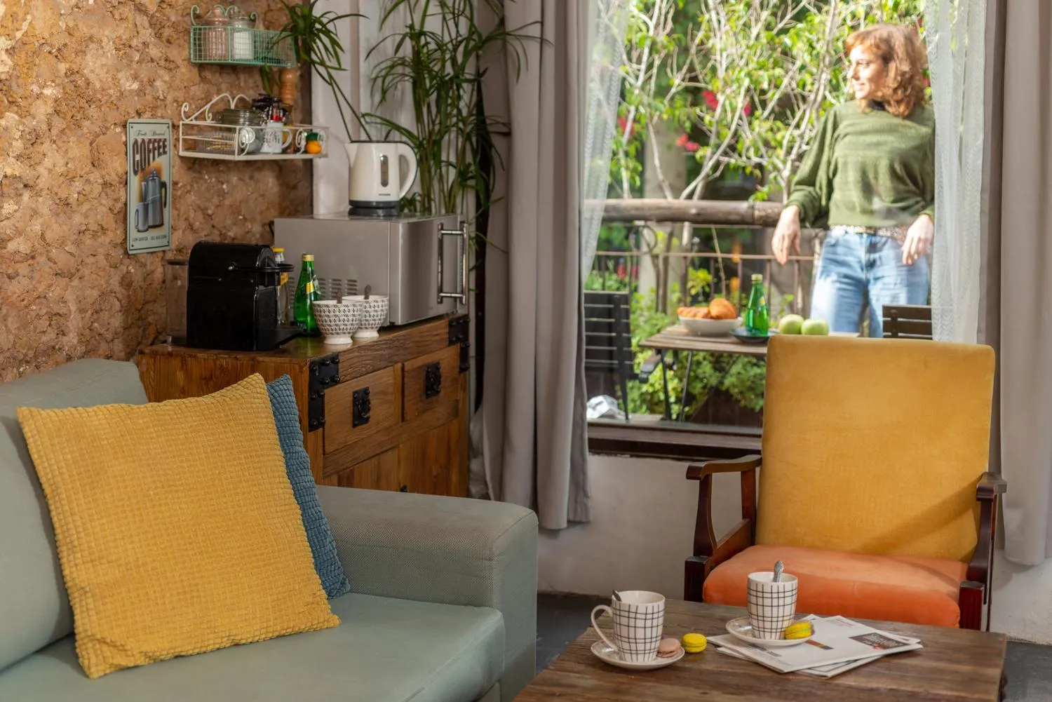 Living room in Trieste Neve Tzedek Boutique Suites Tel Aviv