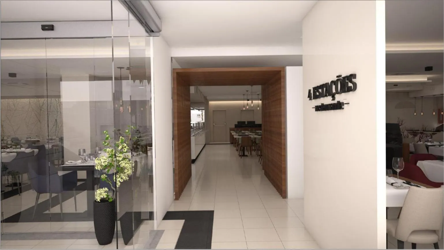 Restaurant/places to eat in Hotel 4 Estações