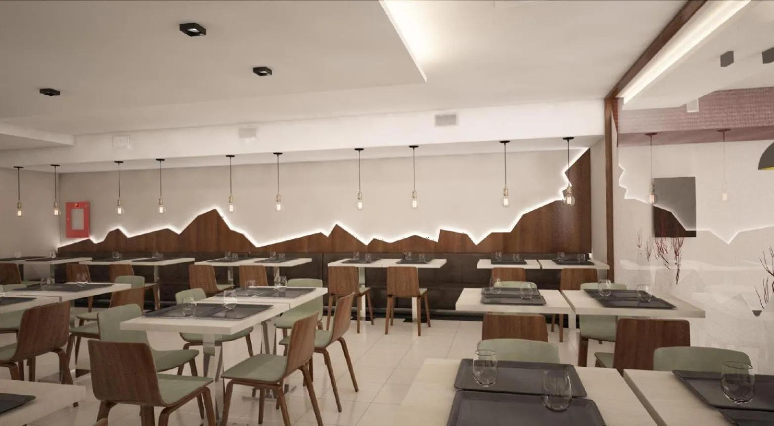 Restaurant/places to eat in Hotel 4 Estações