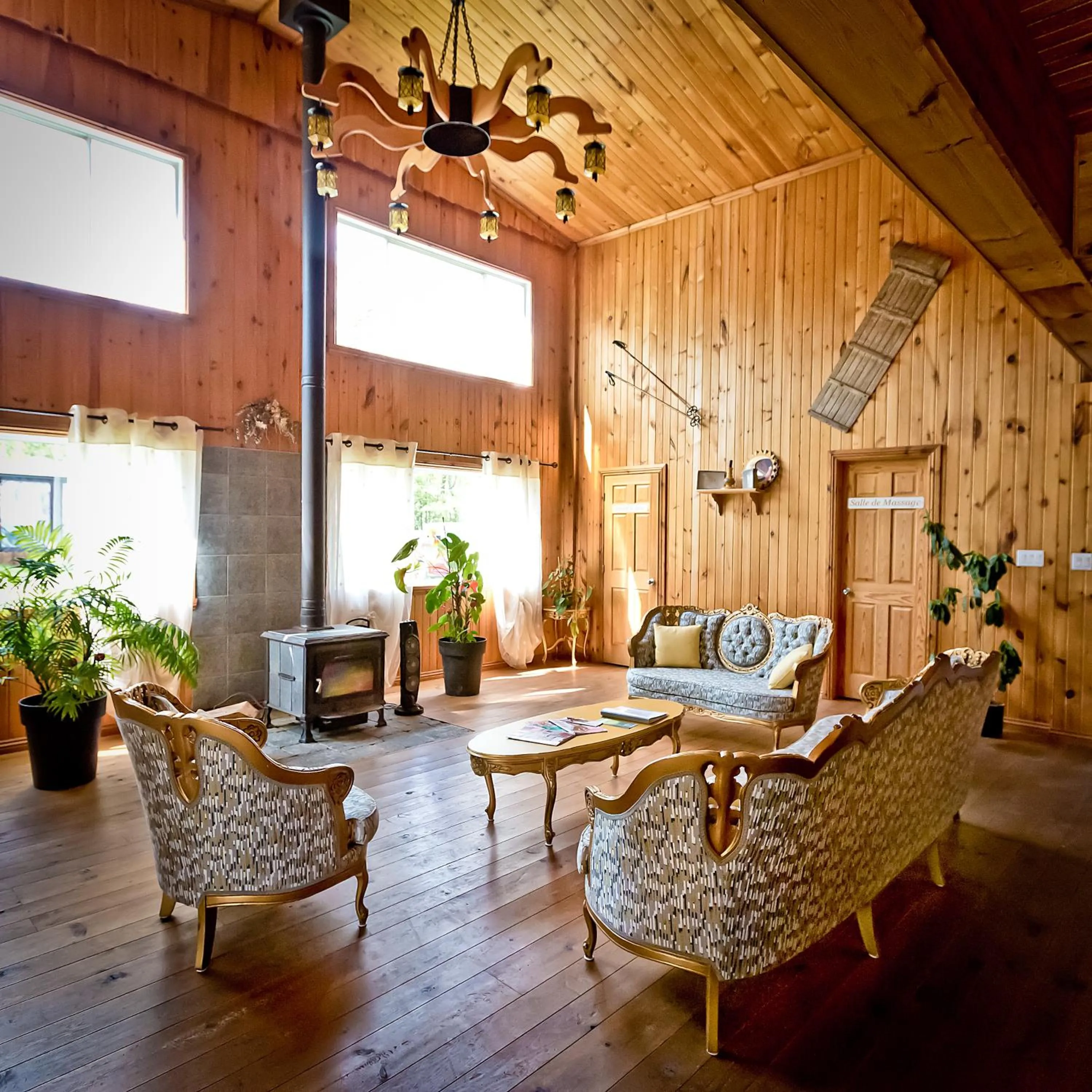 Living room in Auberge Papillon Lune