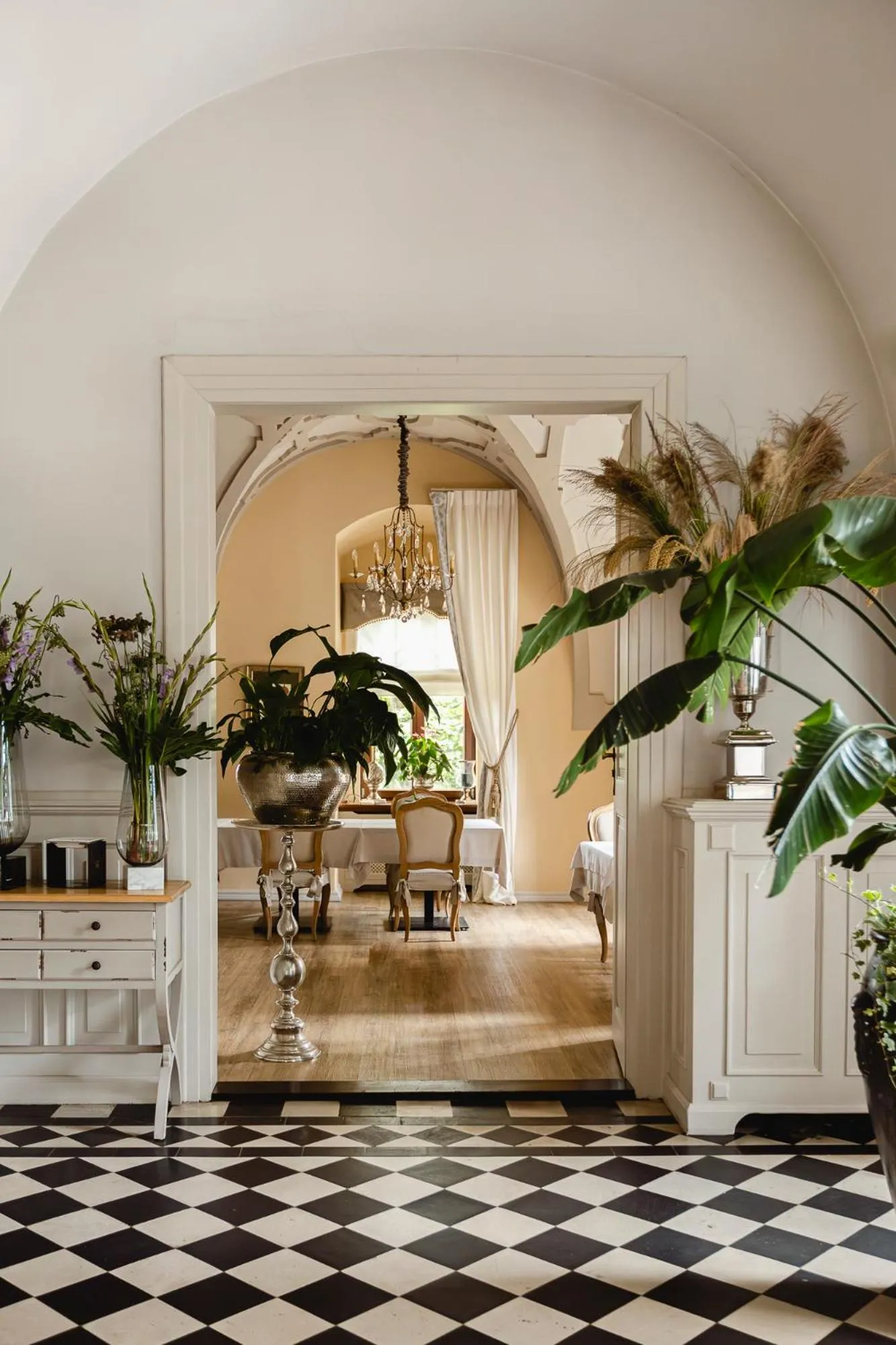 Lobby or reception in Pałac Mojęcice