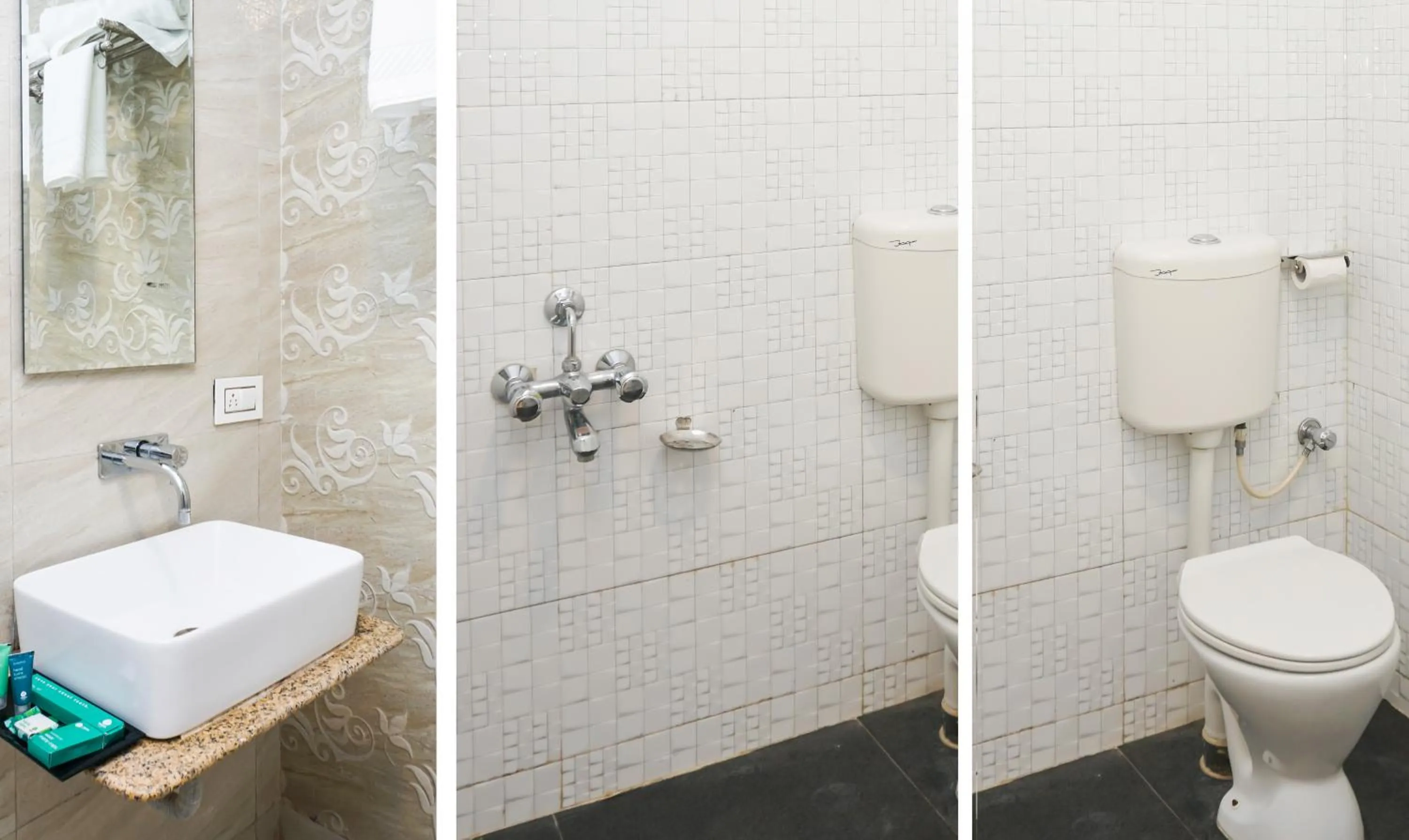 Bathroom in Treebo Hillway Inn Main Market