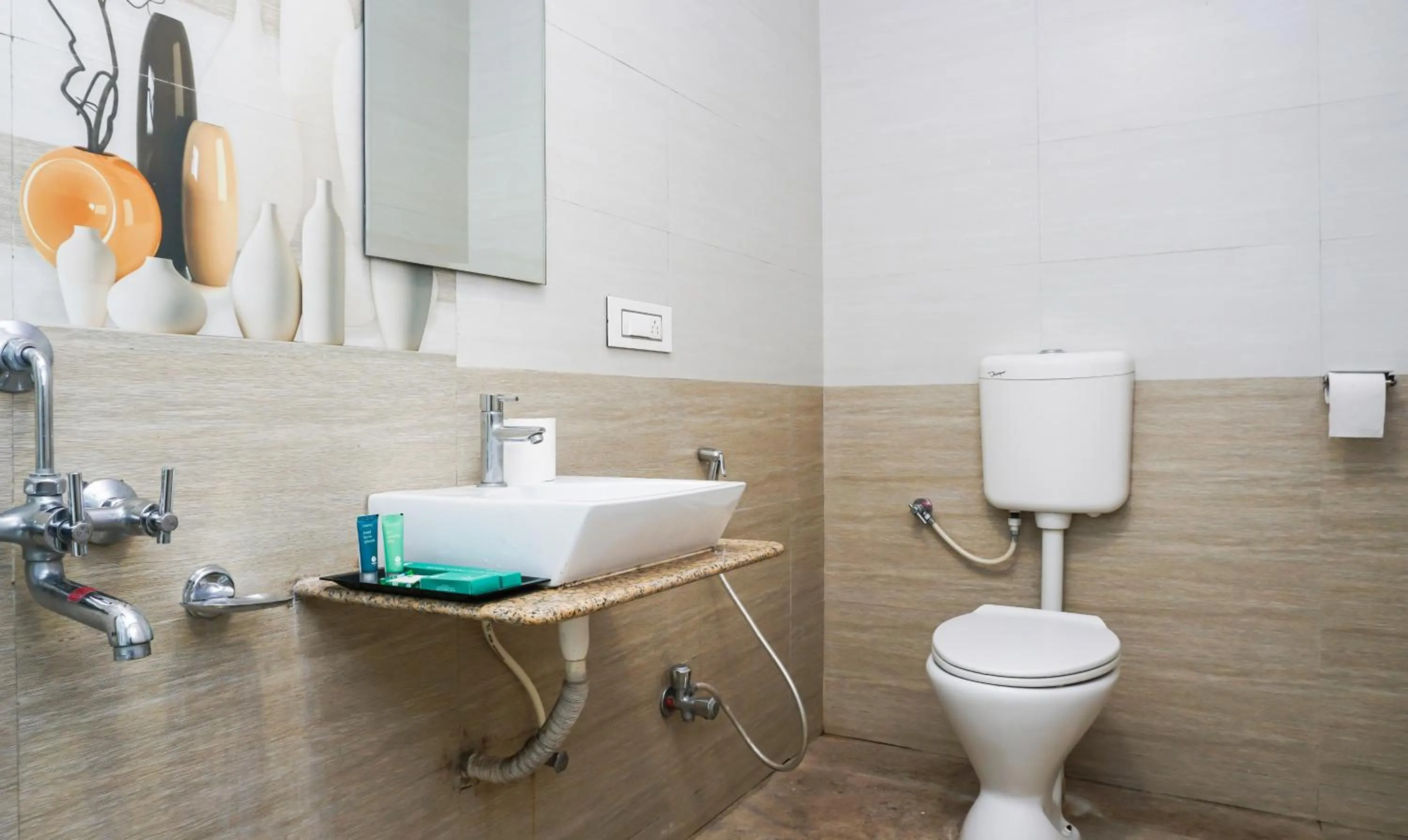 Bathroom in Treebo Hillway Inn Main Market