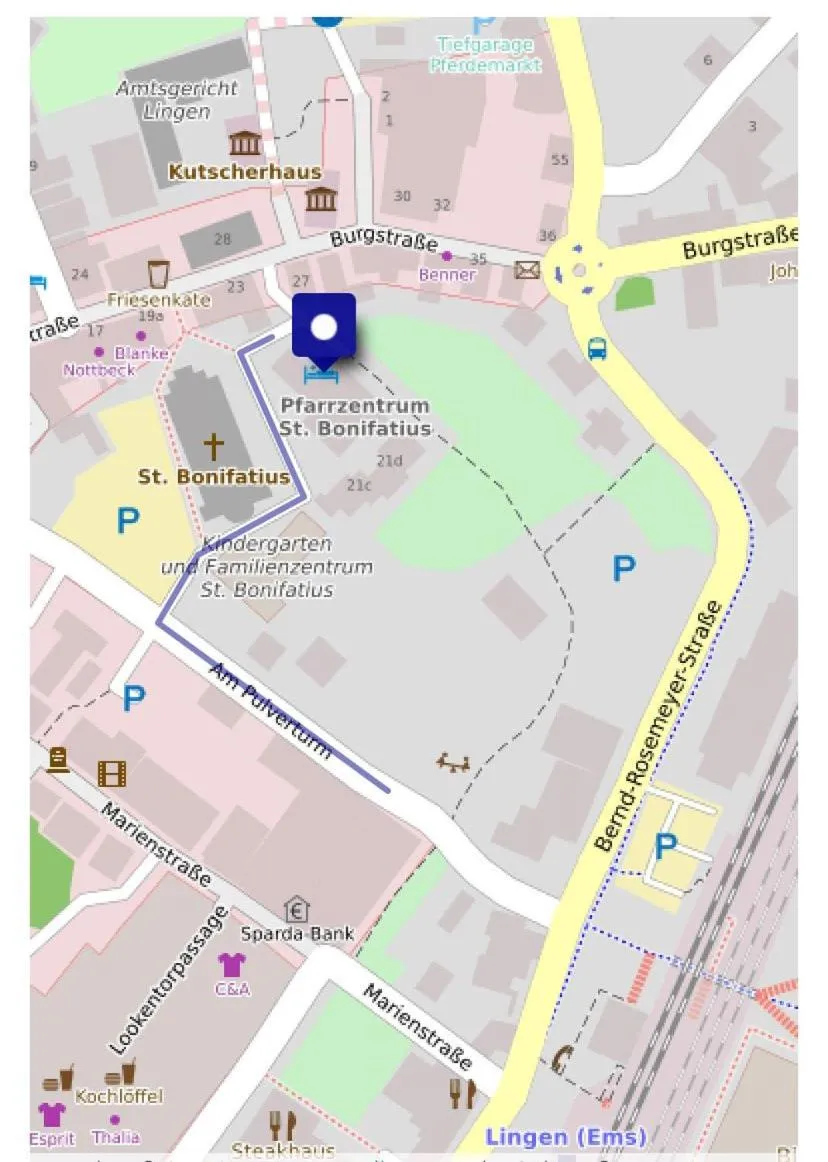 Property building in Hotel-Restaurant Kolpinghaus