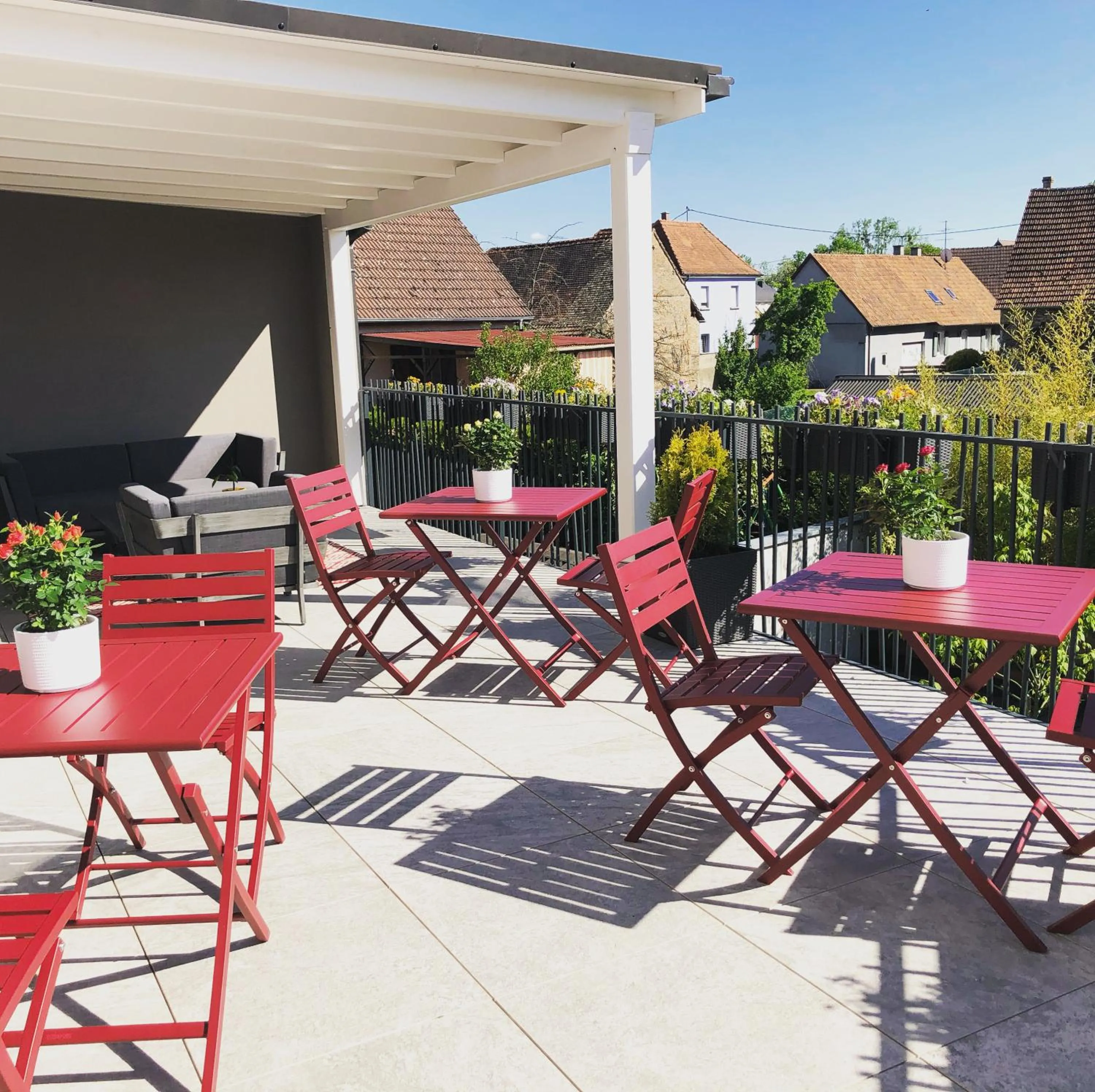 Patio in Maison d hotes Coeur de Village Alsace & spa