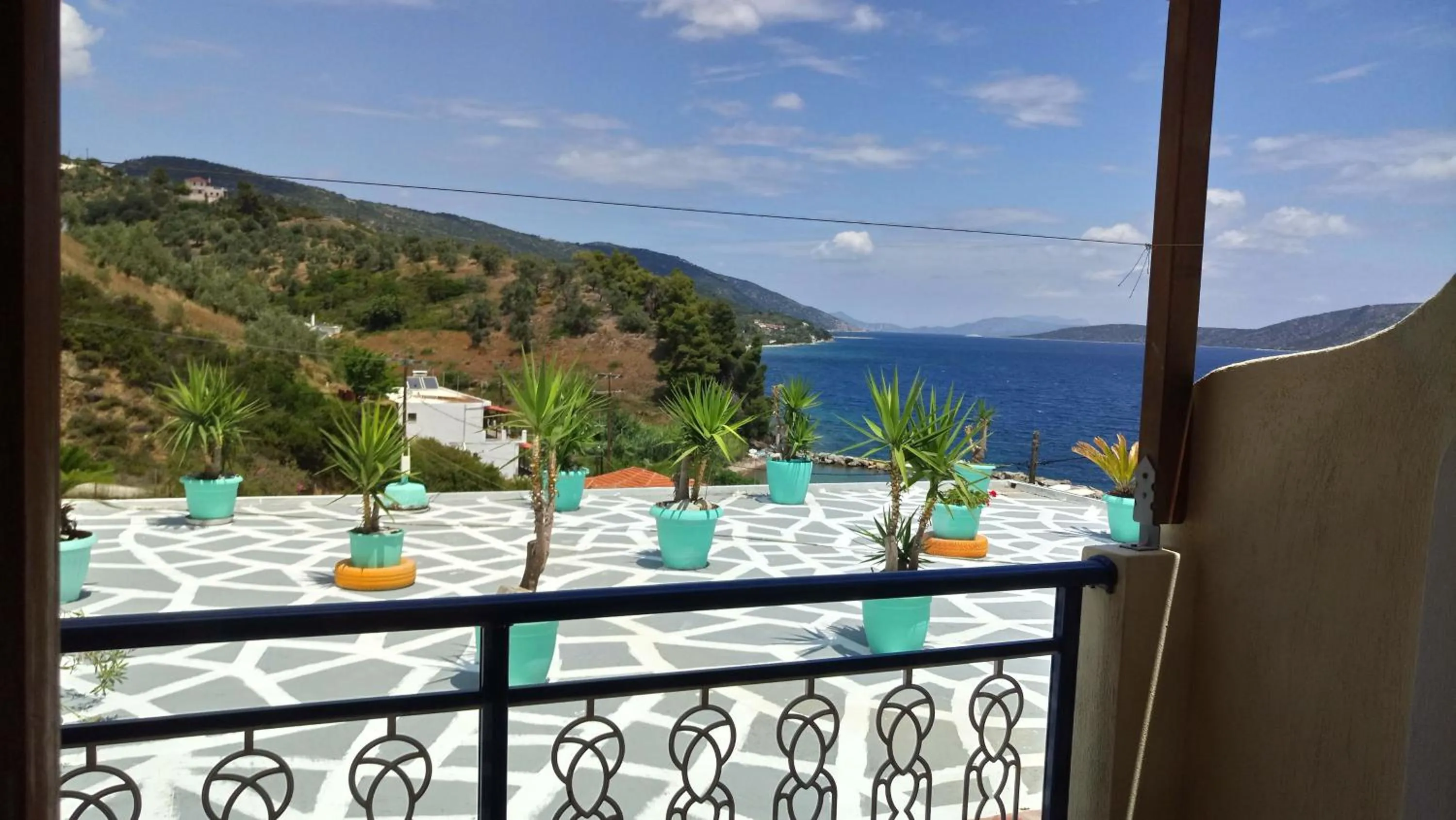 Balcony/Terrace in Agnanti Hotel