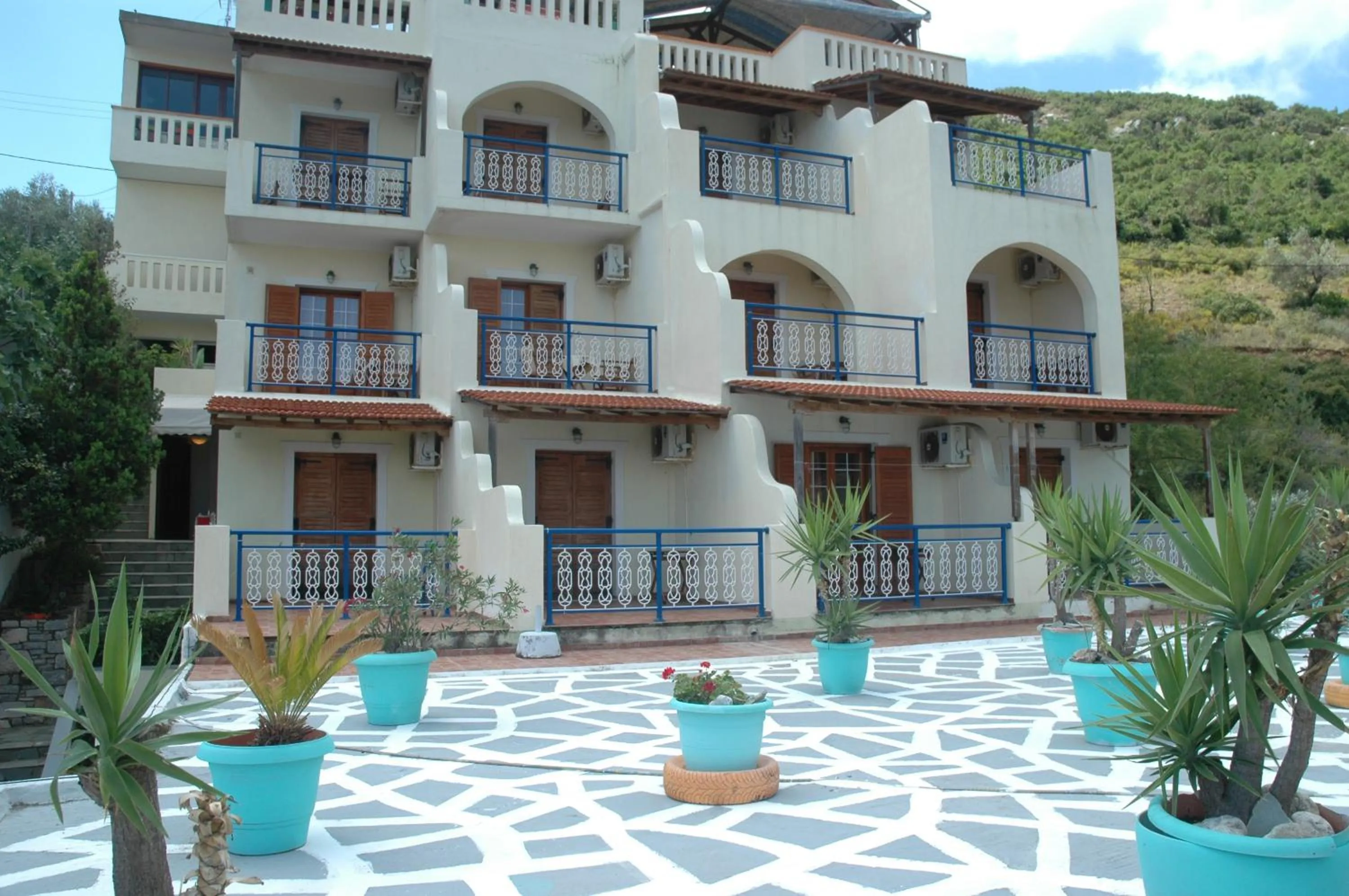 Bird's eye view in Agnanti Hotel