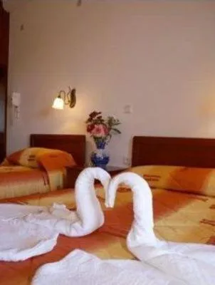 Bed in Agnanti Hotel