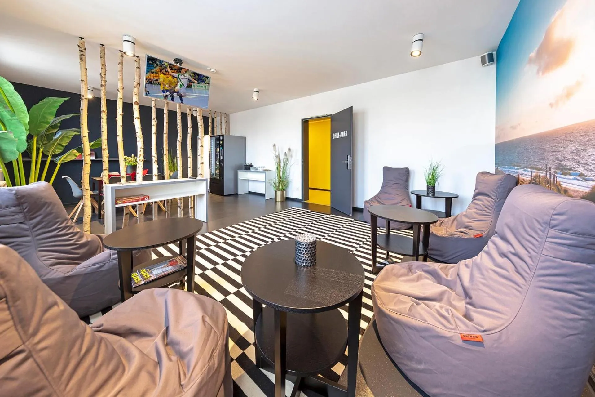 Seating area in Hotel Athletik Kiel