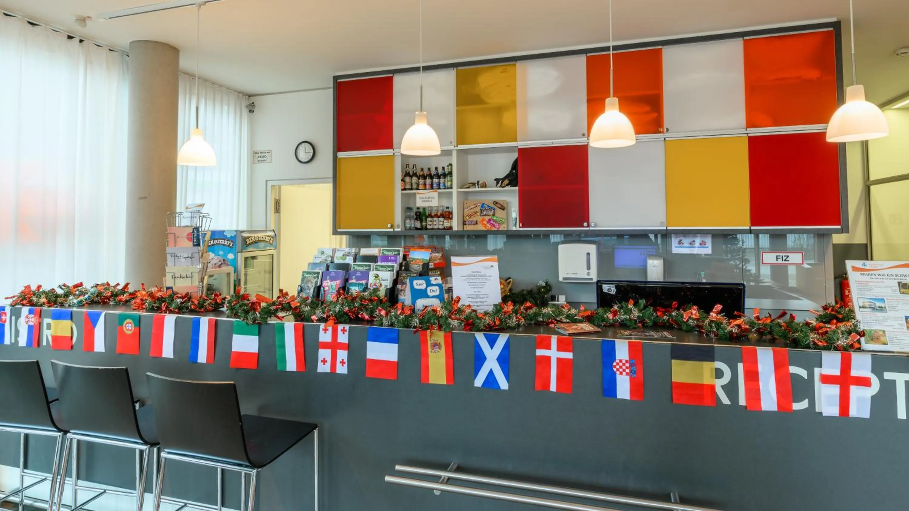 Lobby or reception in Jugendherberge Stuttgart Neckarpark